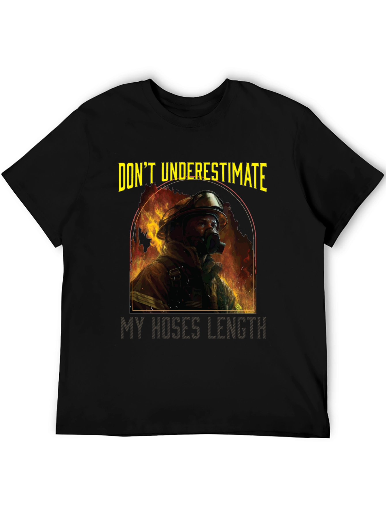 Firefighter Hose Length Graphic Tee