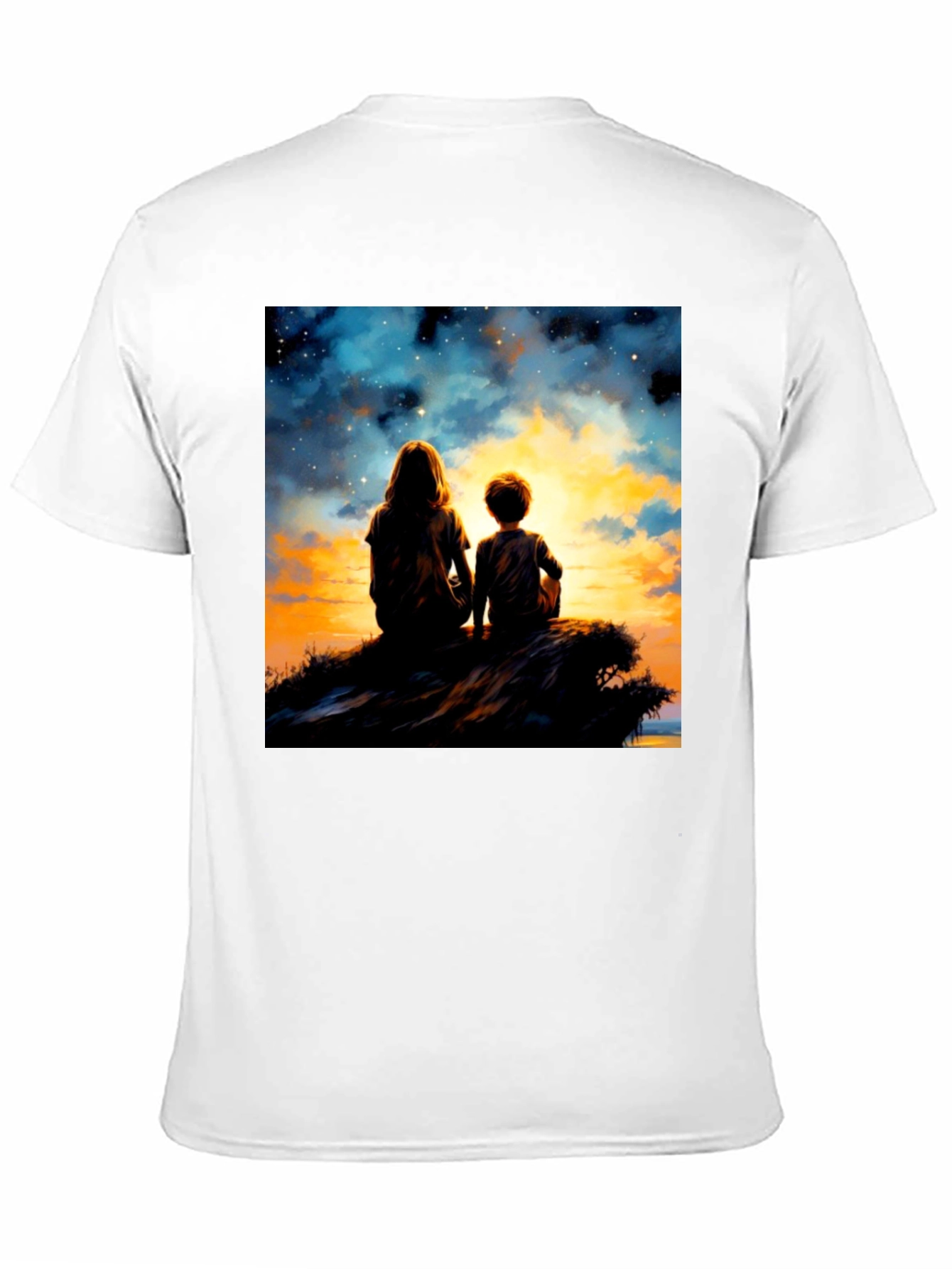Sunset Dreams Graphic Tee - Unisex Black T-Shirt