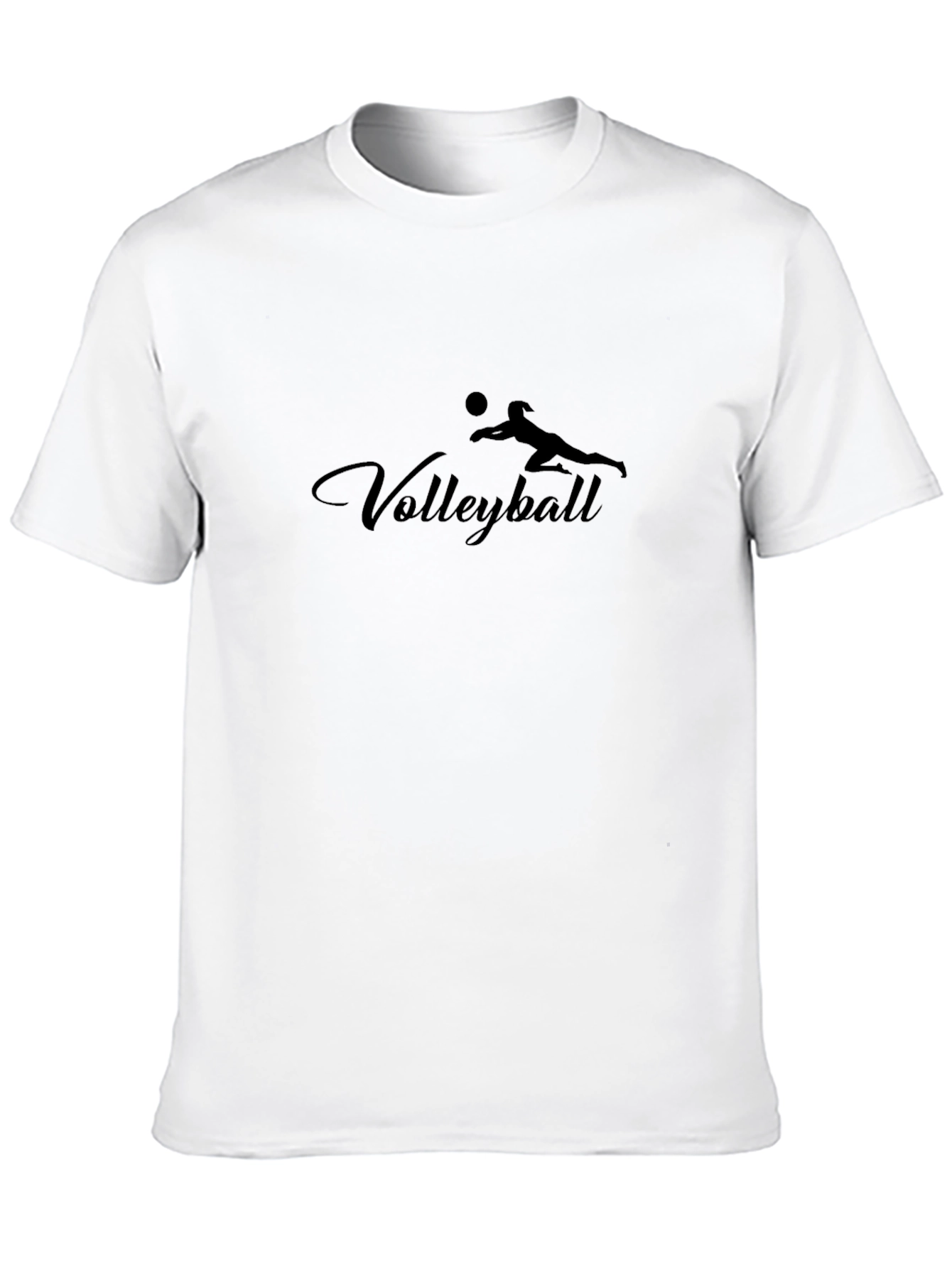 Volleyball Graphic Tee - Black Unisex T-Shirt