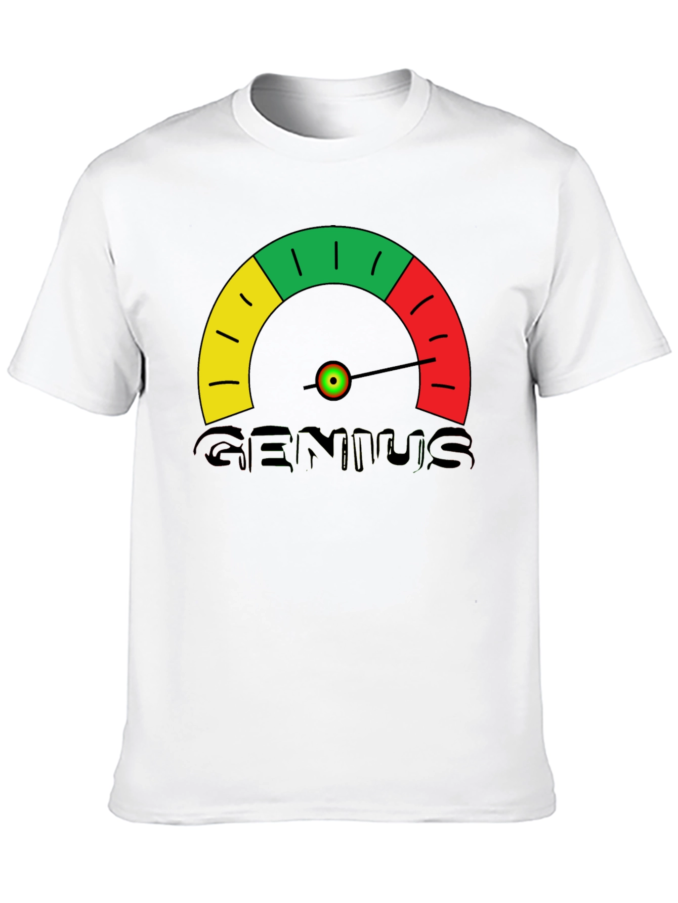 Genius Meter T-Shirt - Novelty Graphic Tee