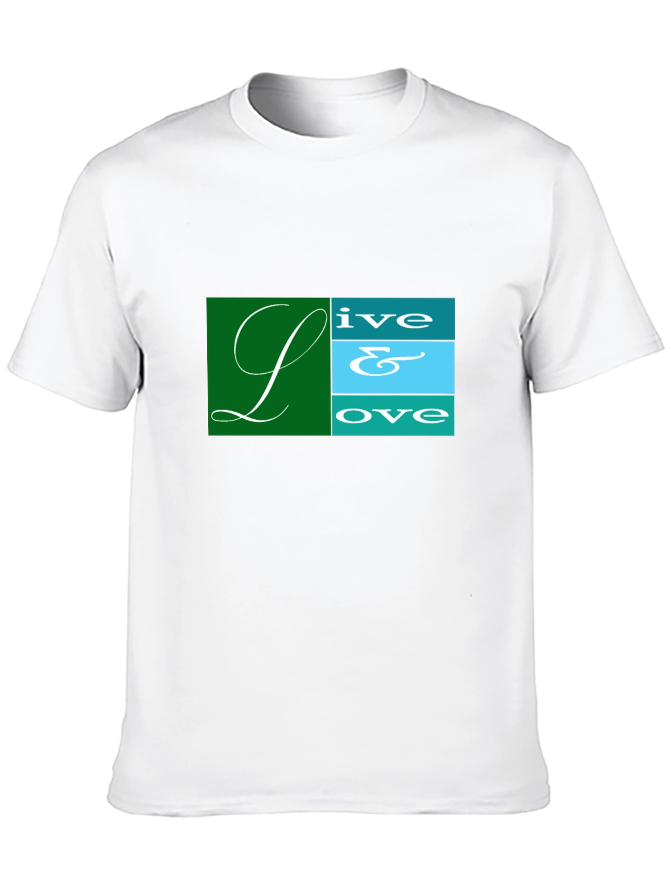 Live & Love Graphic Tee - Black