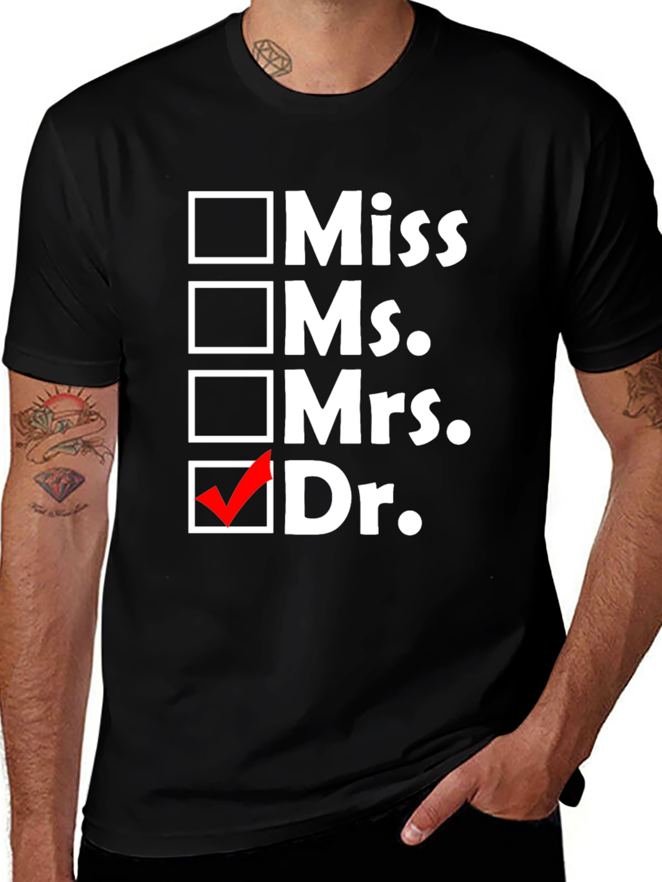 Doctor Checkbox T-Shirt - Funny Graduation Gift