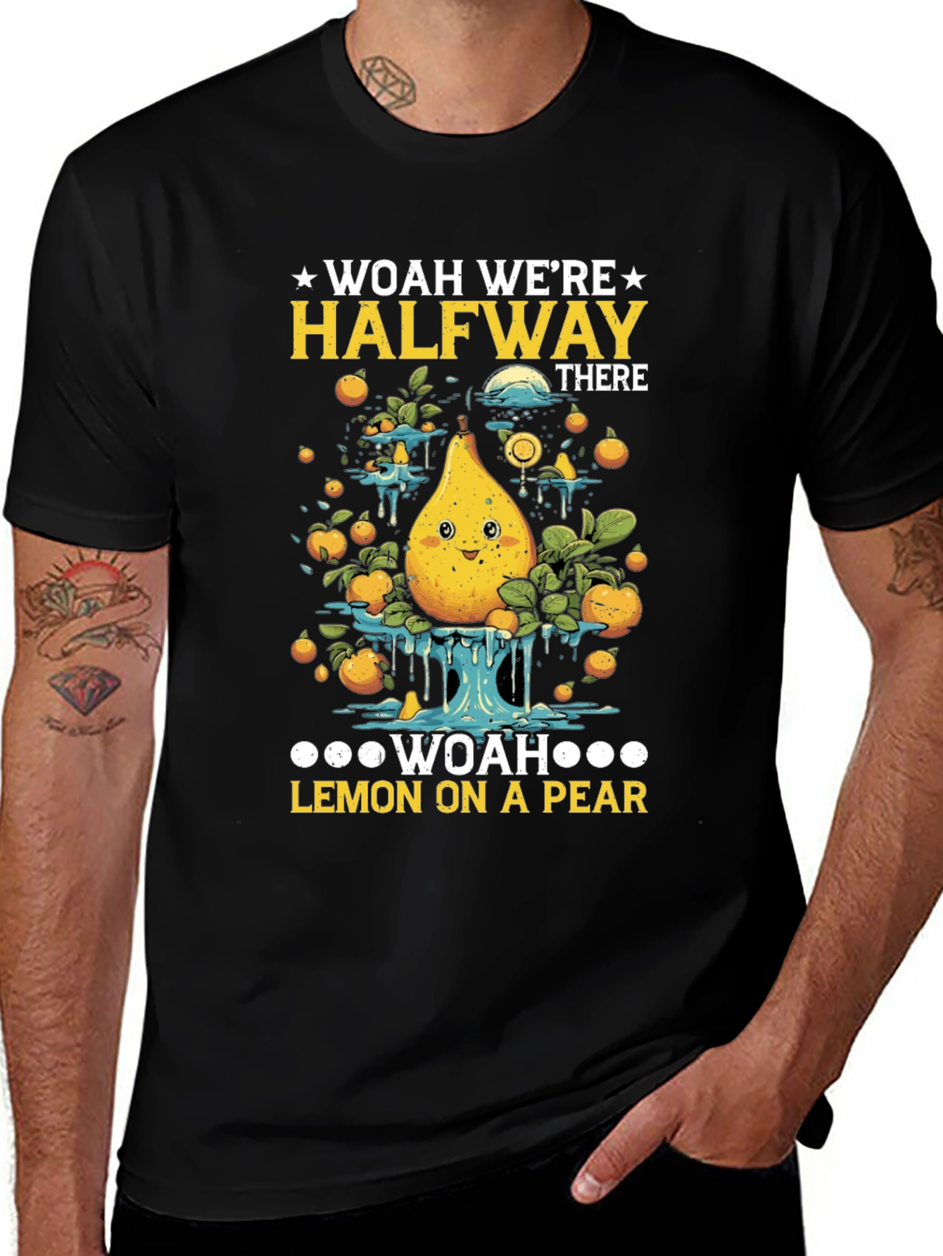 Woah Were Halfway There Funny T-Shirt