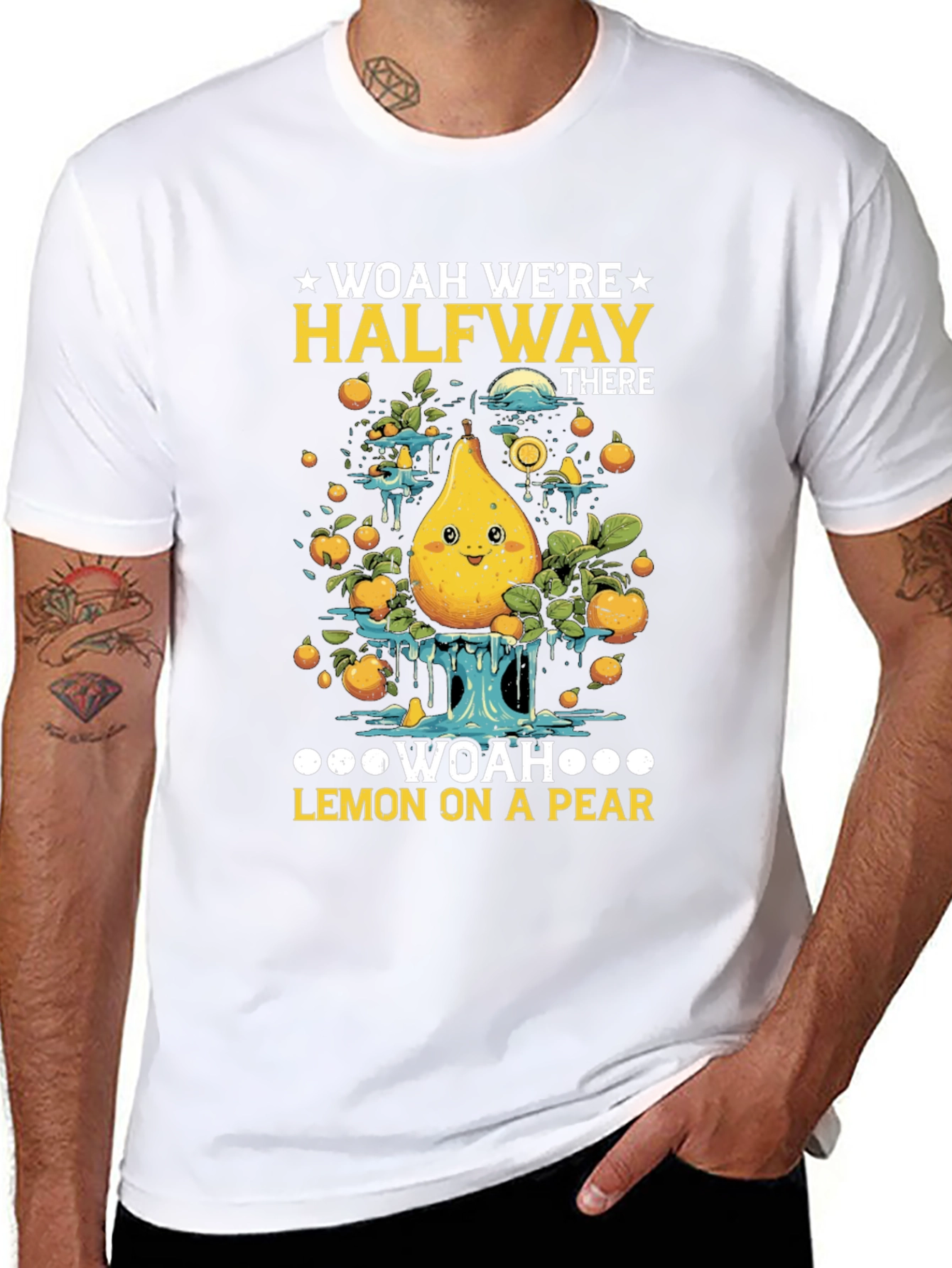 Woah Were Halfway There Funny T-Shirt
