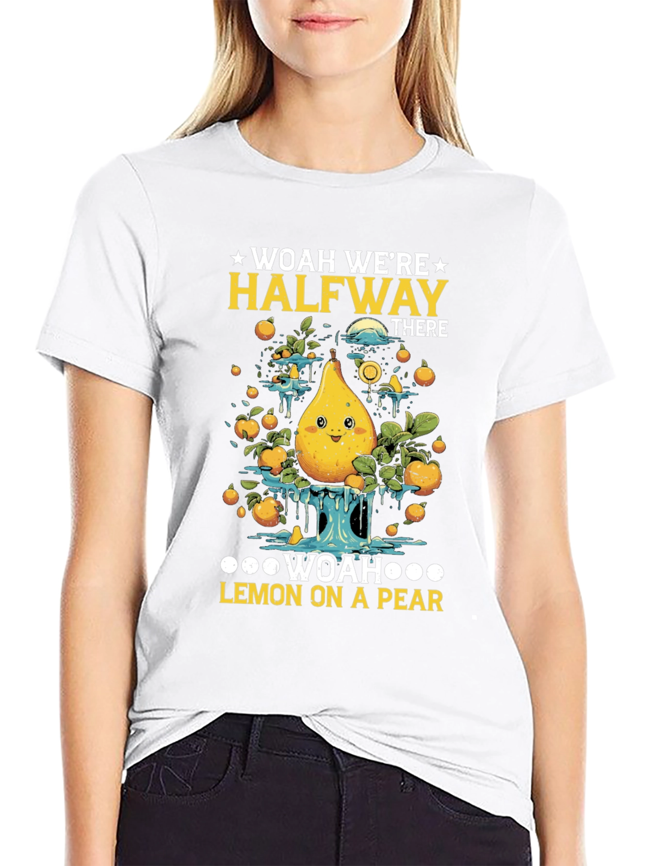 Woah Were Halfway There Funny T-Shirt