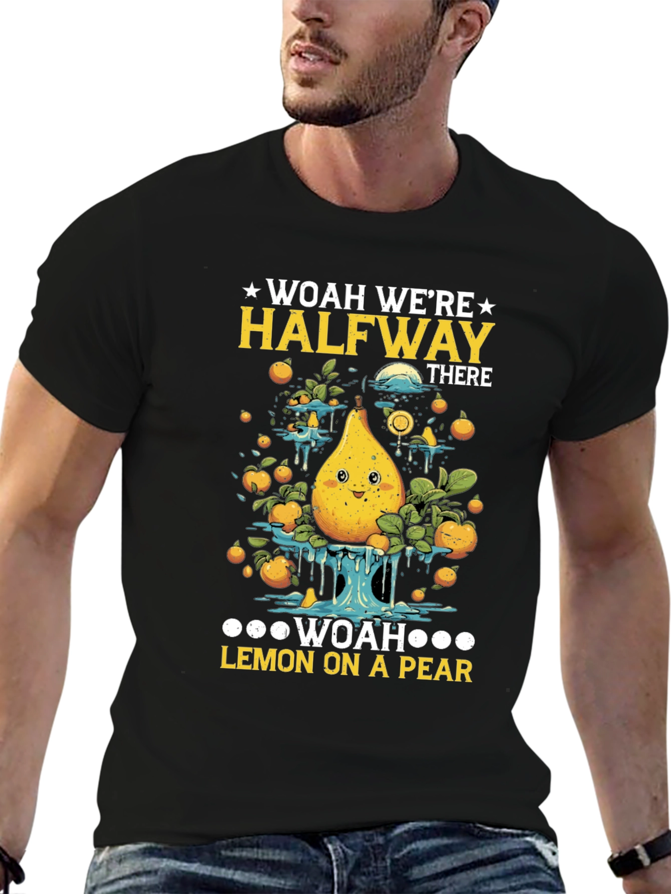 Woah Were Halfway There Funny T-Shirt
