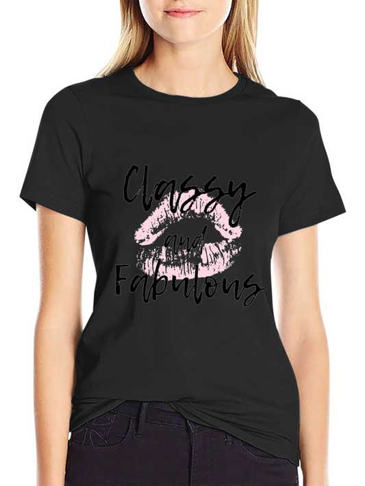 Classy & Fabulous Black T-Shirt