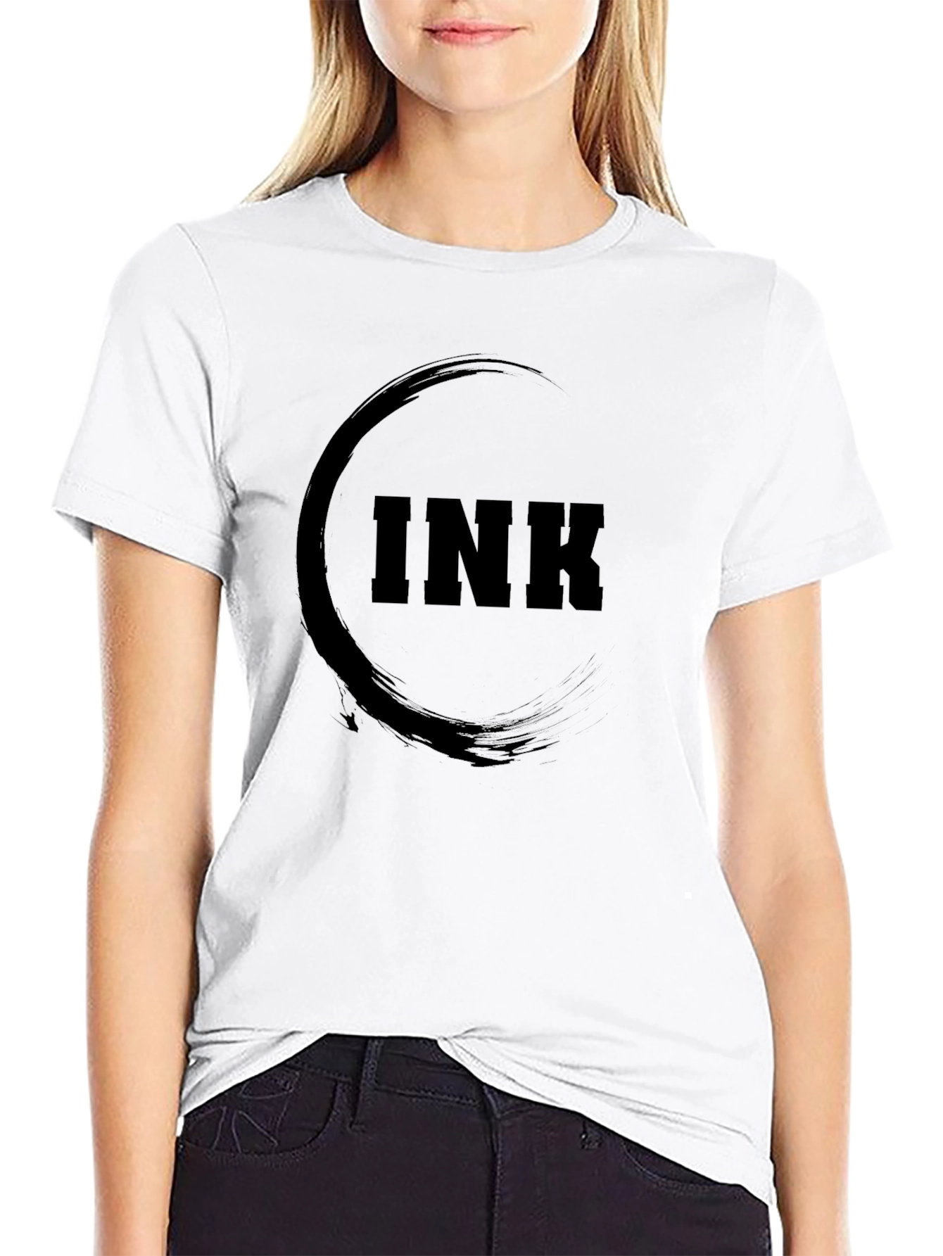 Black INK Graphic Tee - Stylish & Unique Design