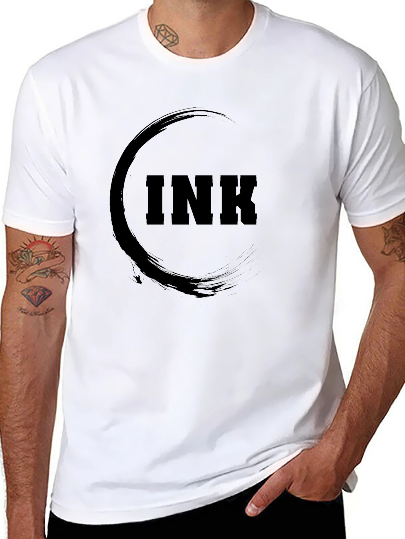 Black INK Graphic Tee - Stylish & Unique Design