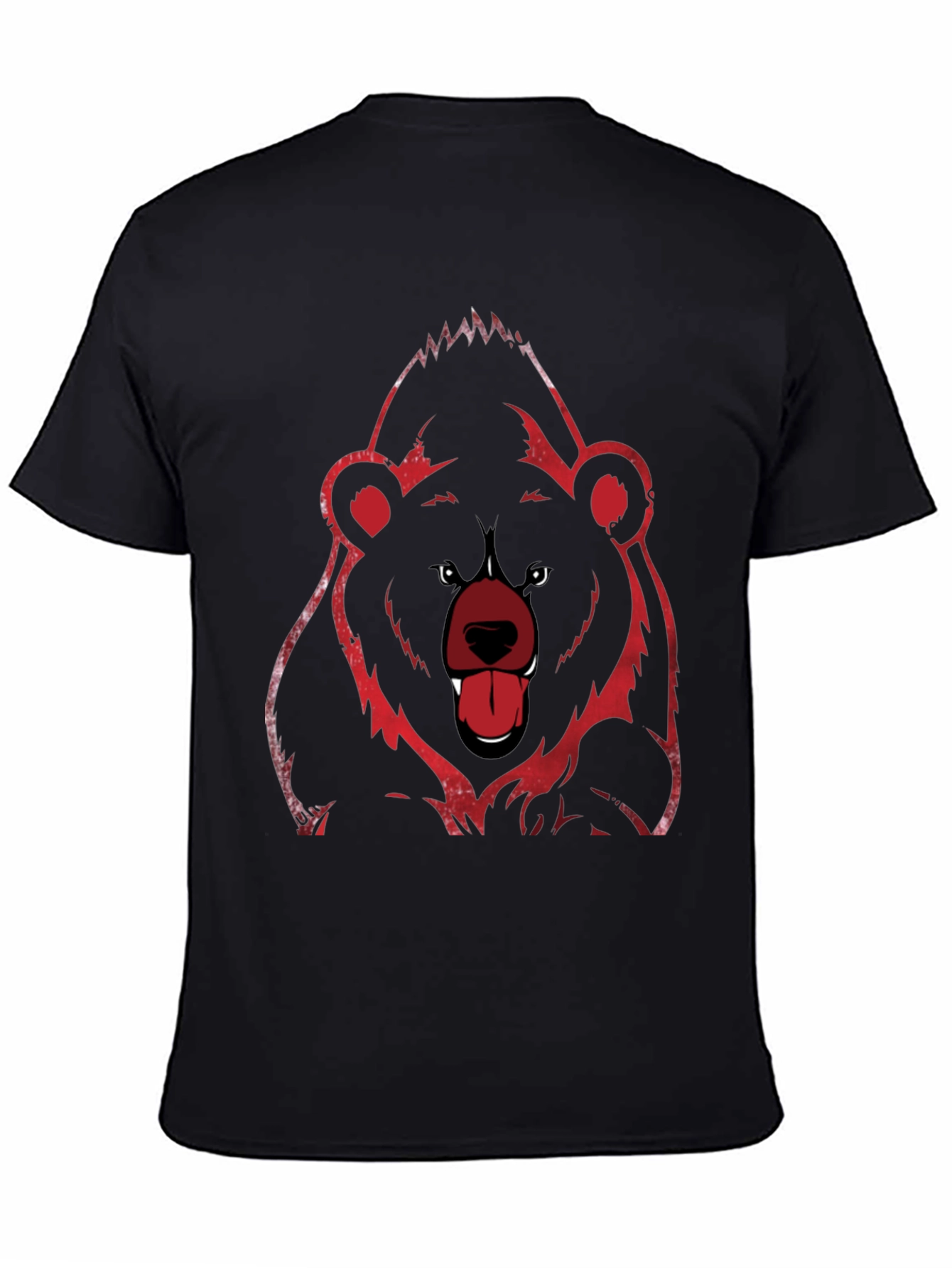 Grizzly Bear Graphic Tee - Black