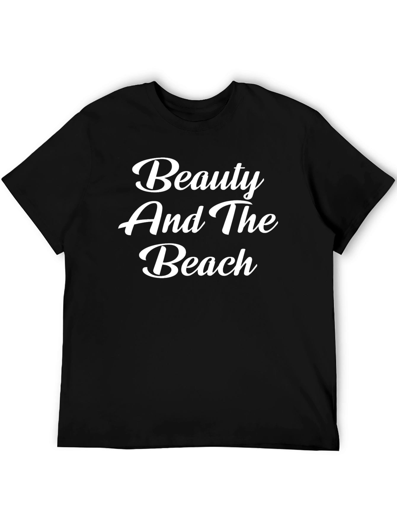 Beauty And The Beach Graphic Tee - Black
