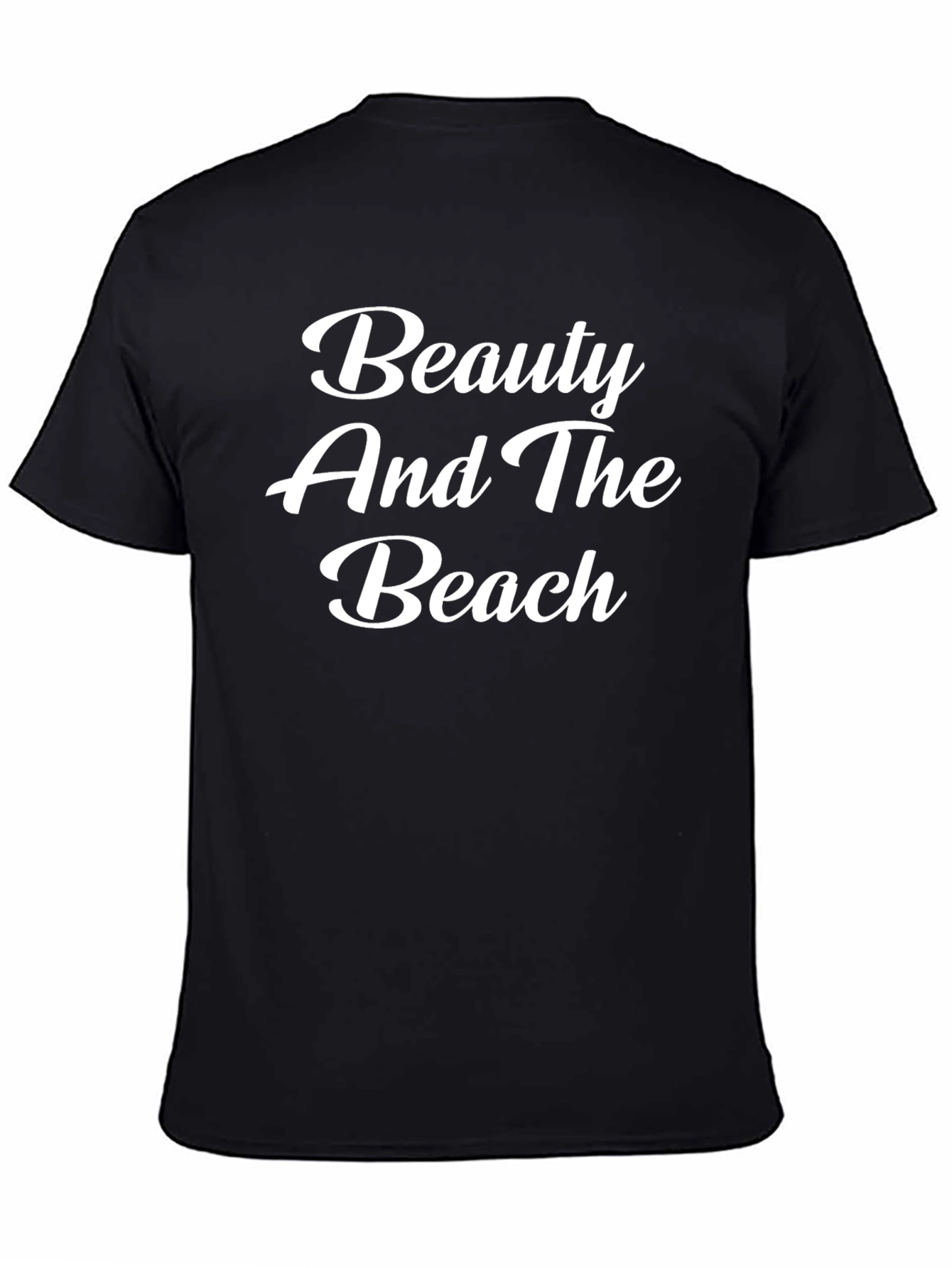 Beauty And The Beach Graphic Tee - Black
