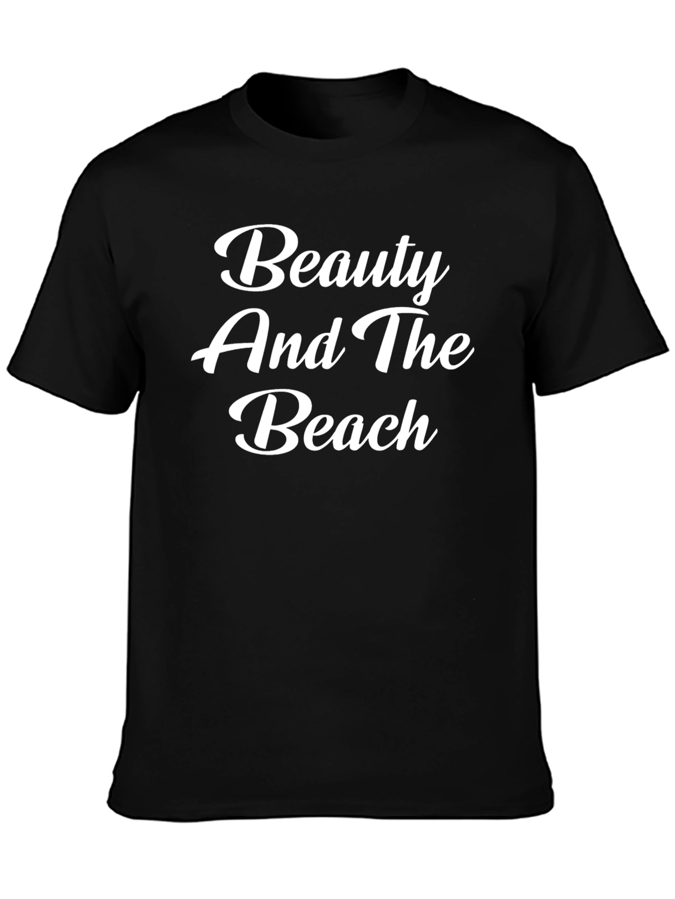 Beauty And The Beach Graphic Tee - Black