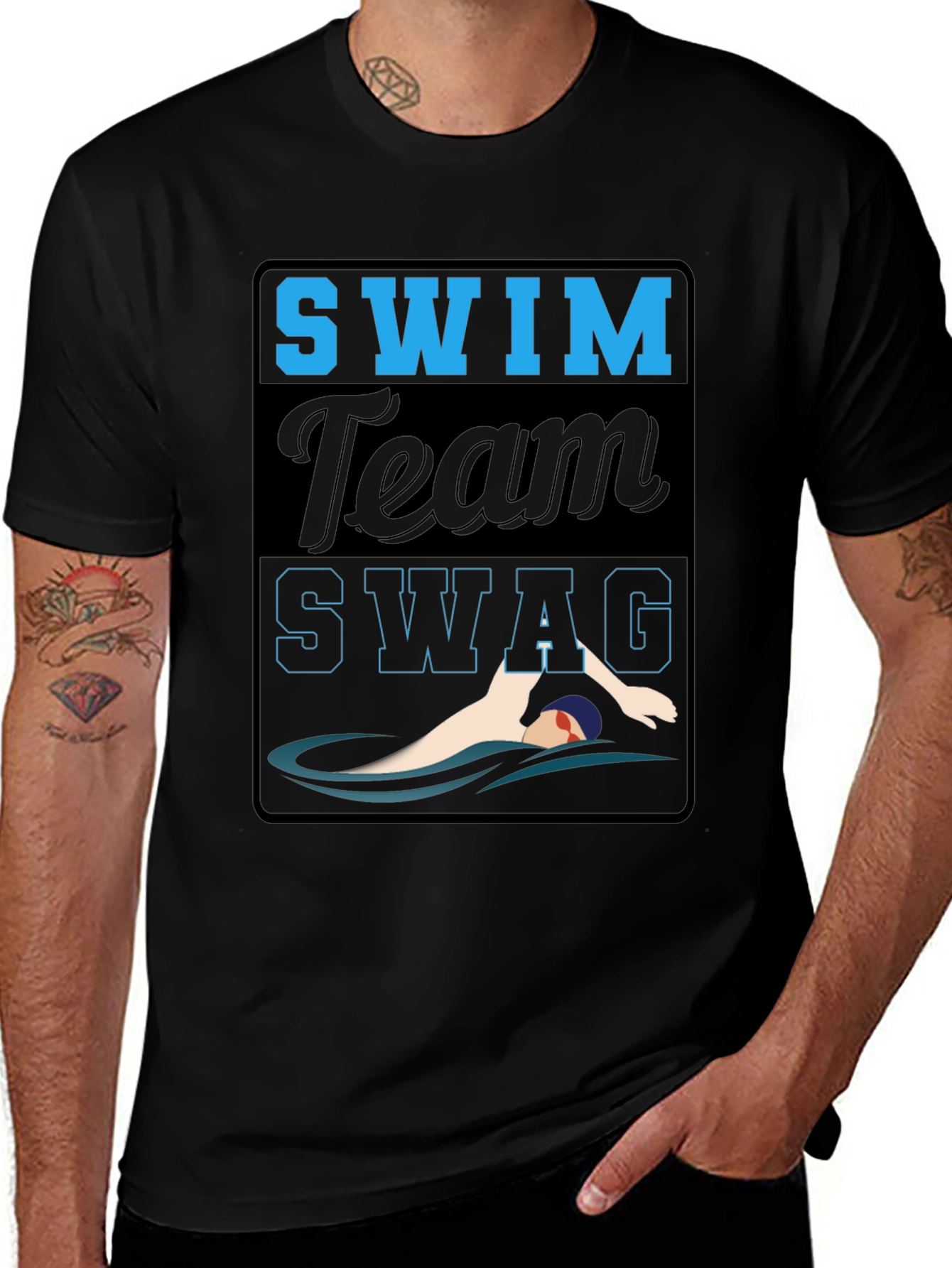 Swim Team Swag Tee