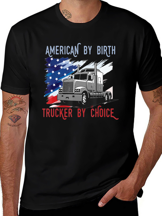 American Trucker T-Shirt: Patriots Choice