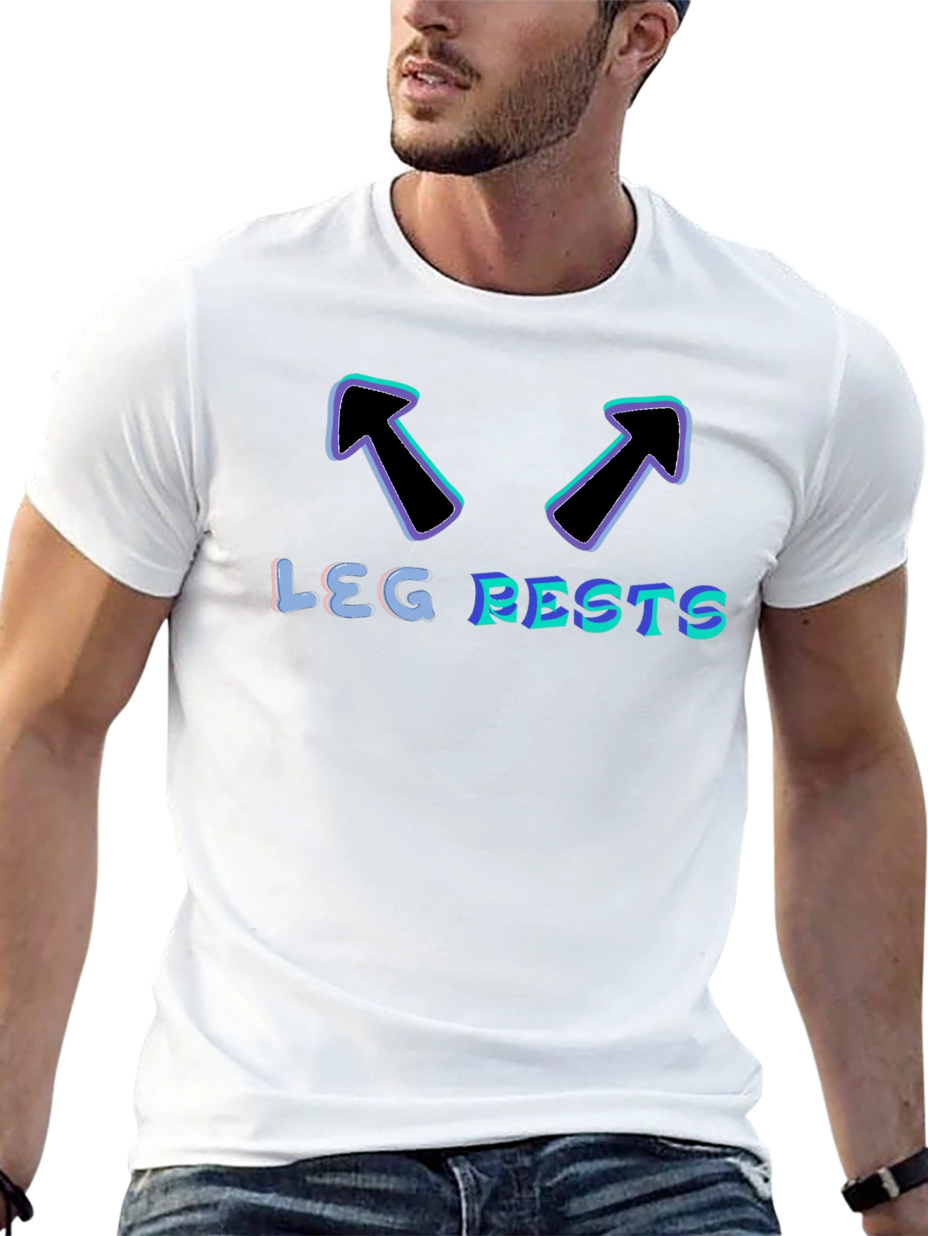 Leg Rests Novelty Graphic Tee