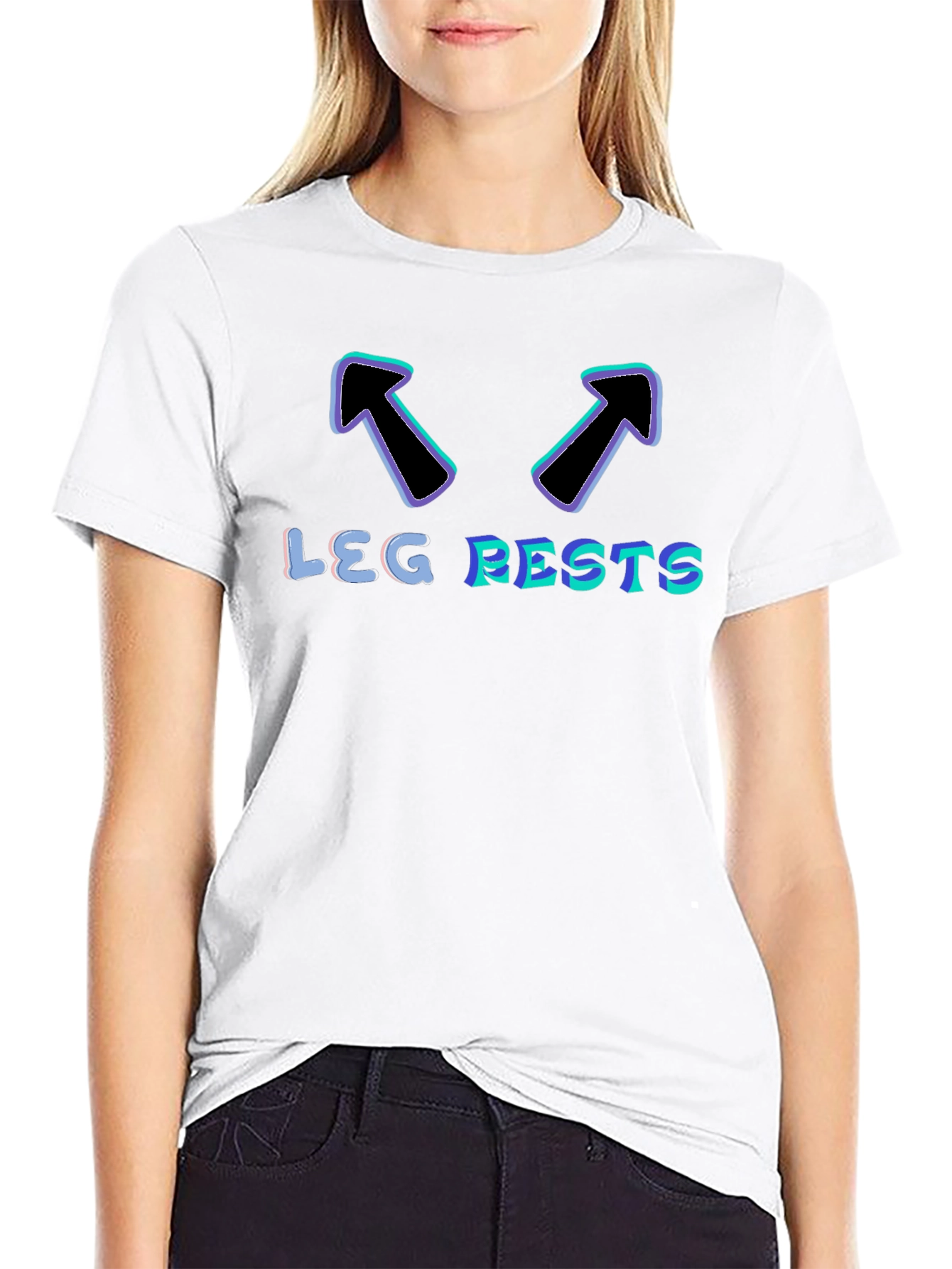 Leg Rests Novelty Graphic Tee