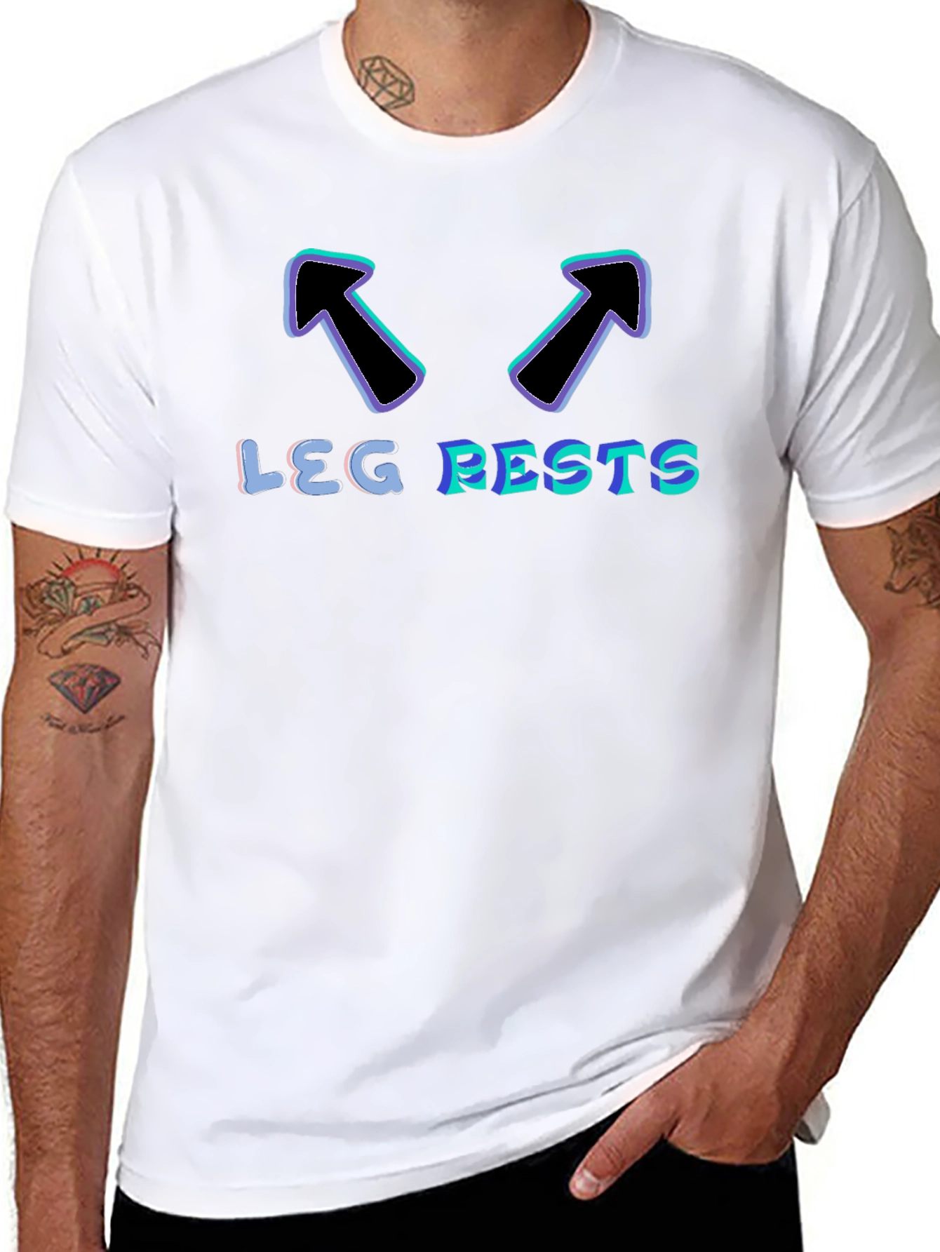 Leg Rests Novelty Graphic Tee