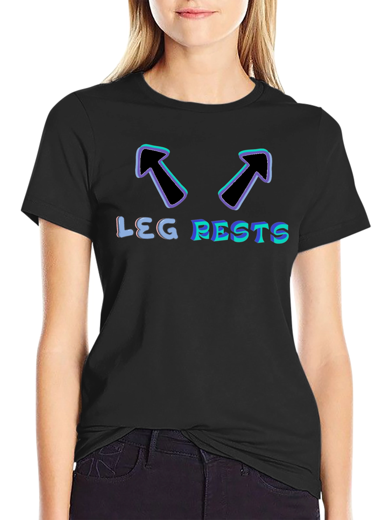 Leg Rests Novelty Graphic Tee