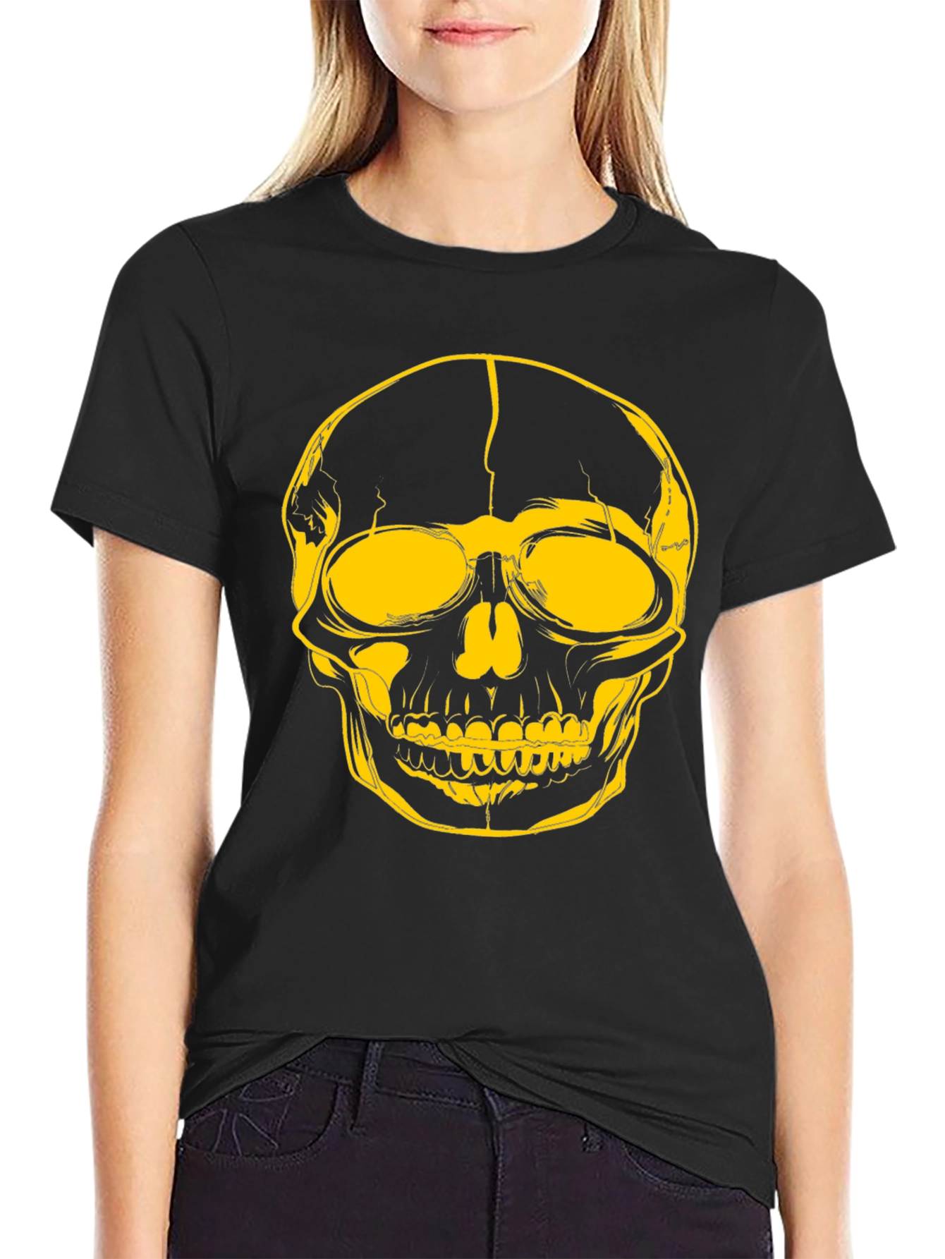 Skull Graphic T-Shirt - Edgy Streetwear