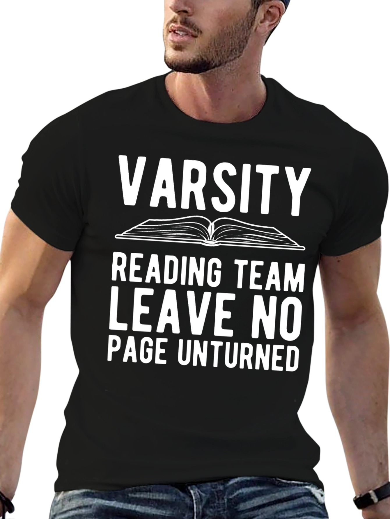 Varsity Reading Team T-Shirt - Leave No Page Unturned