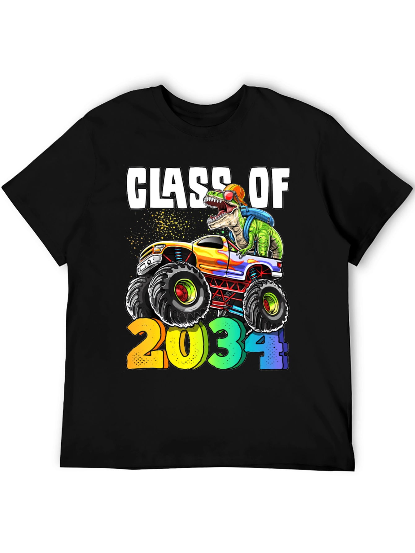 Class of 2034 Dinosaur Monster Truck T-Shirt