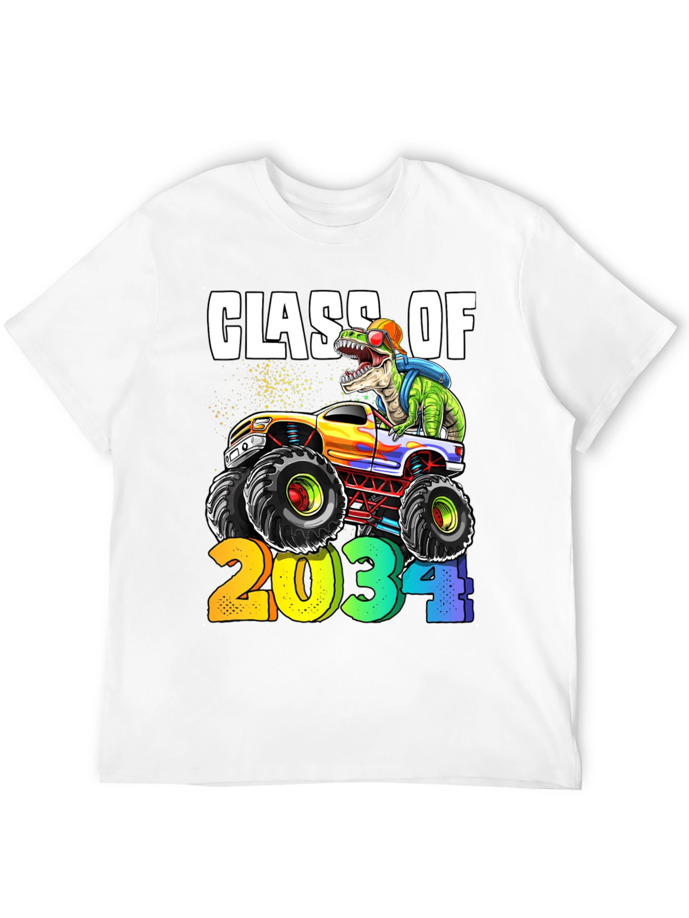 Class of 2034 Dinosaur Monster Truck T-Shirt