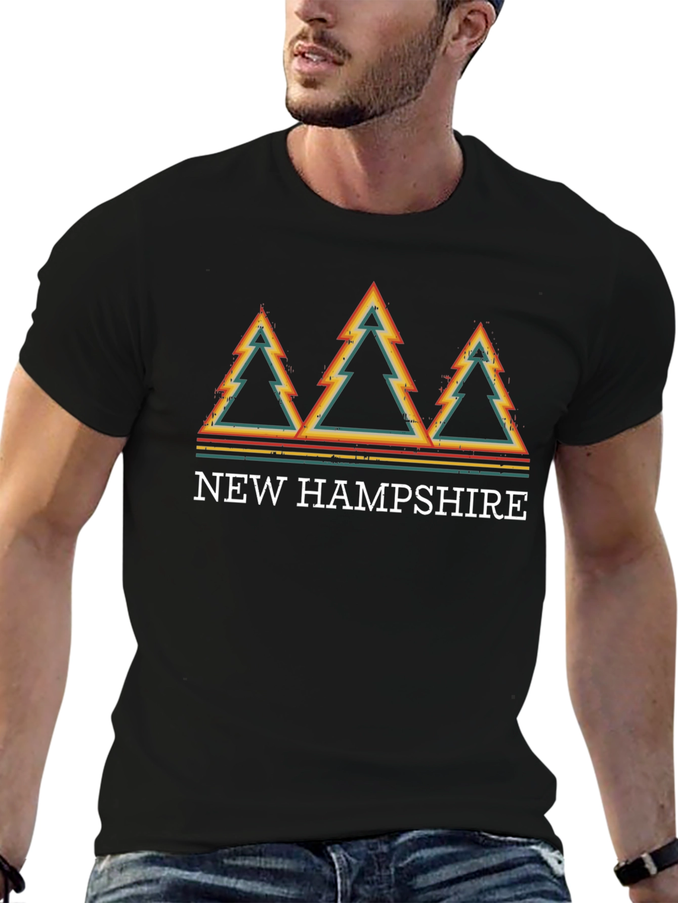New Hampshire Retro Graphic T-Shirt