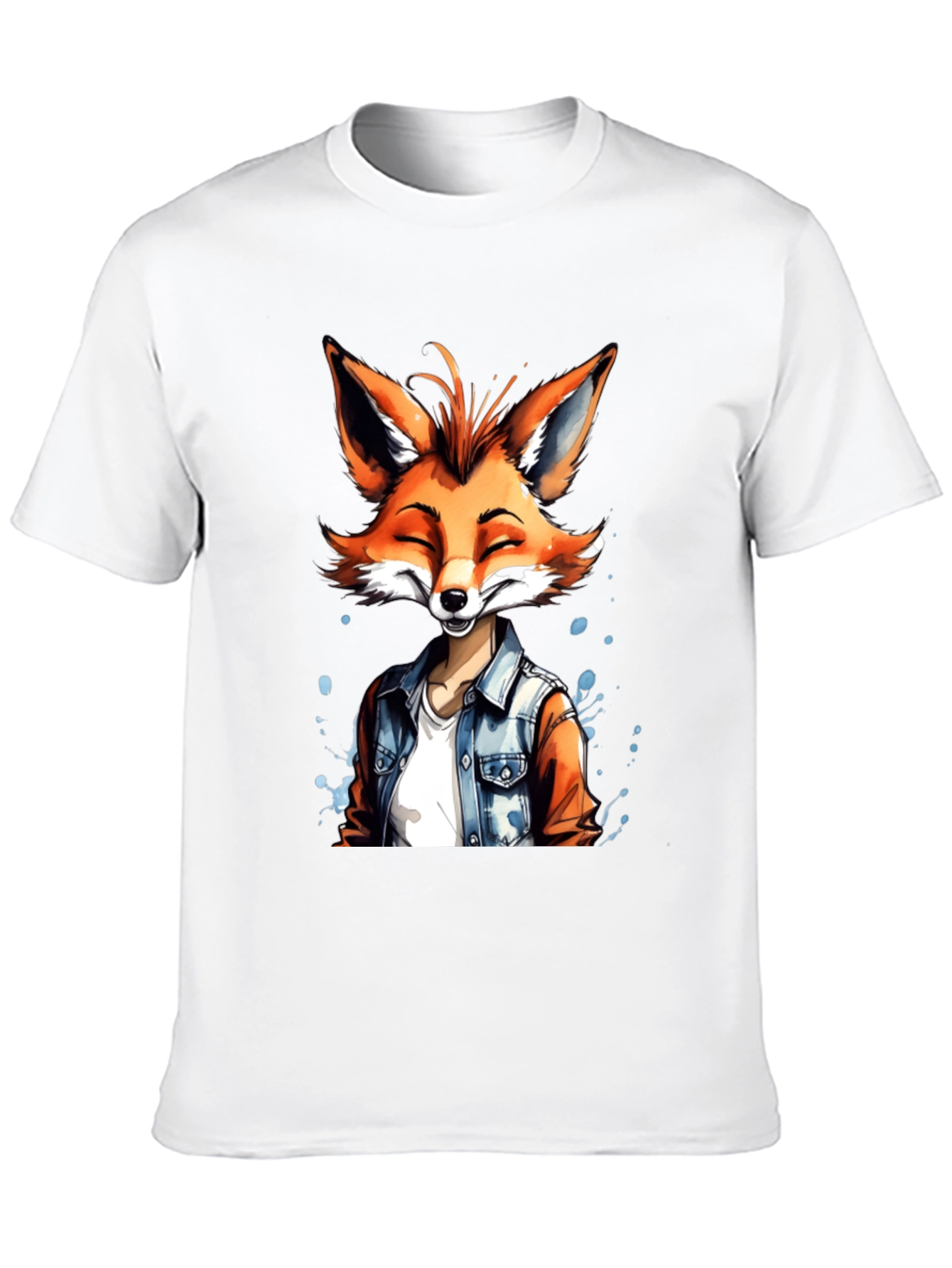 Trendy Fox Graphic Tee - Cool Casual Wear