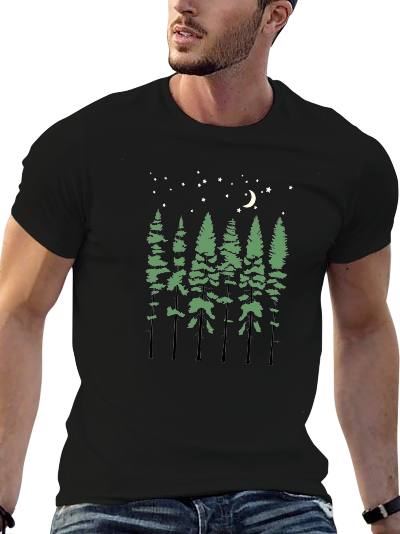Night Forest Graphic Tee