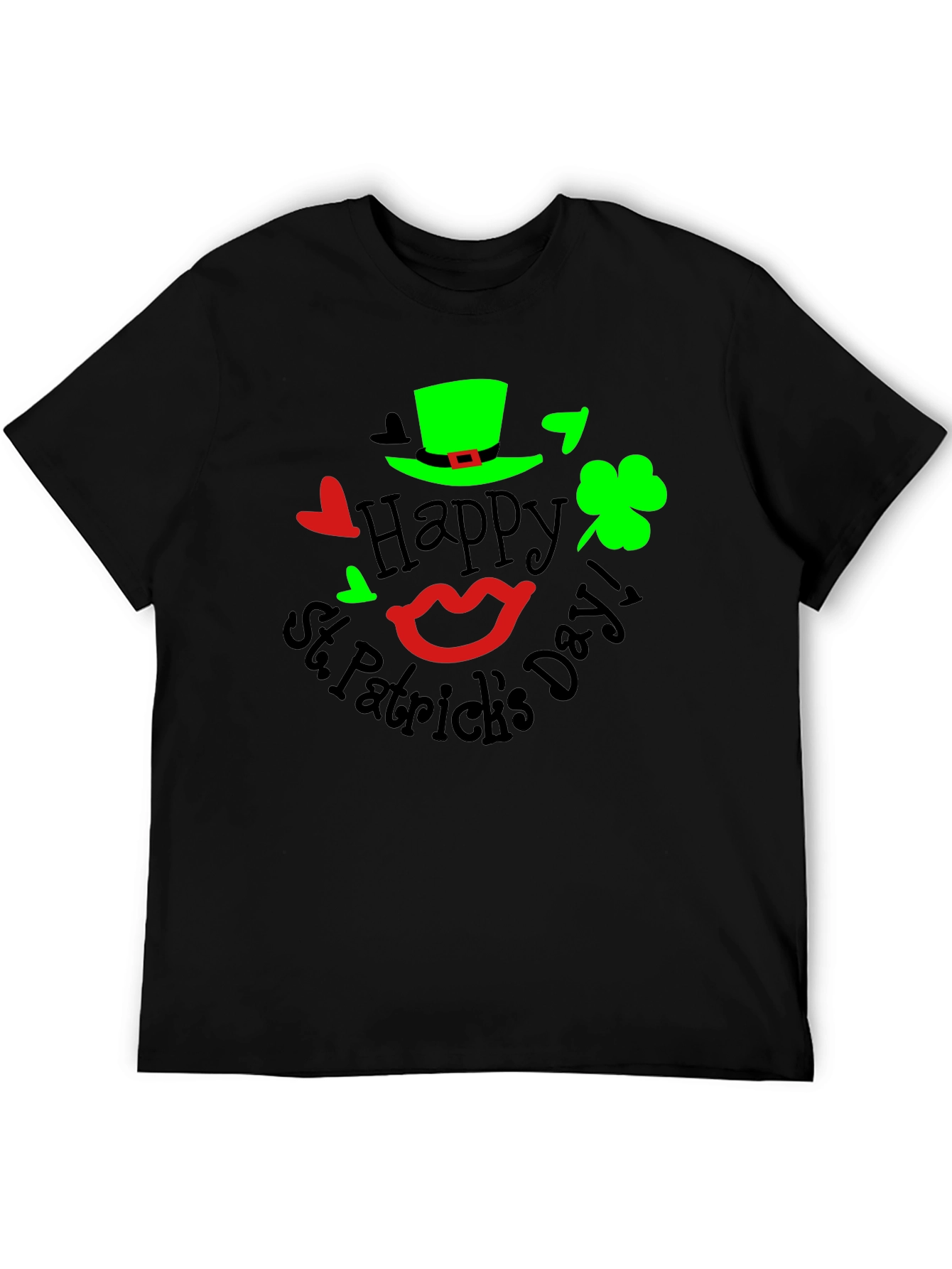St. Patricks Day Graphic Tee - Black