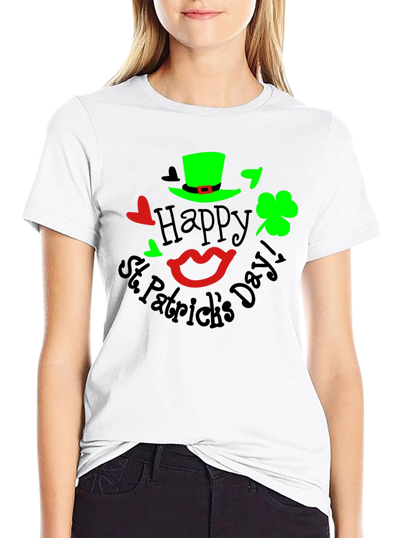 St. Patricks Day Graphic Tee - Black