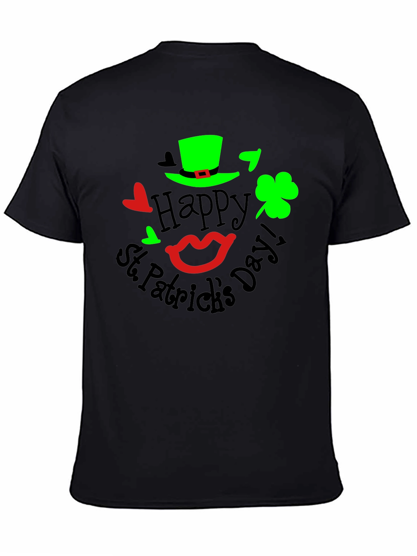St. Patricks Day Graphic Tee - Black