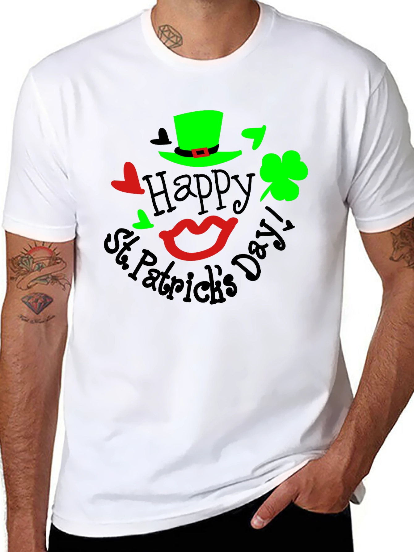 St. Patricks Day Graphic Tee - Black