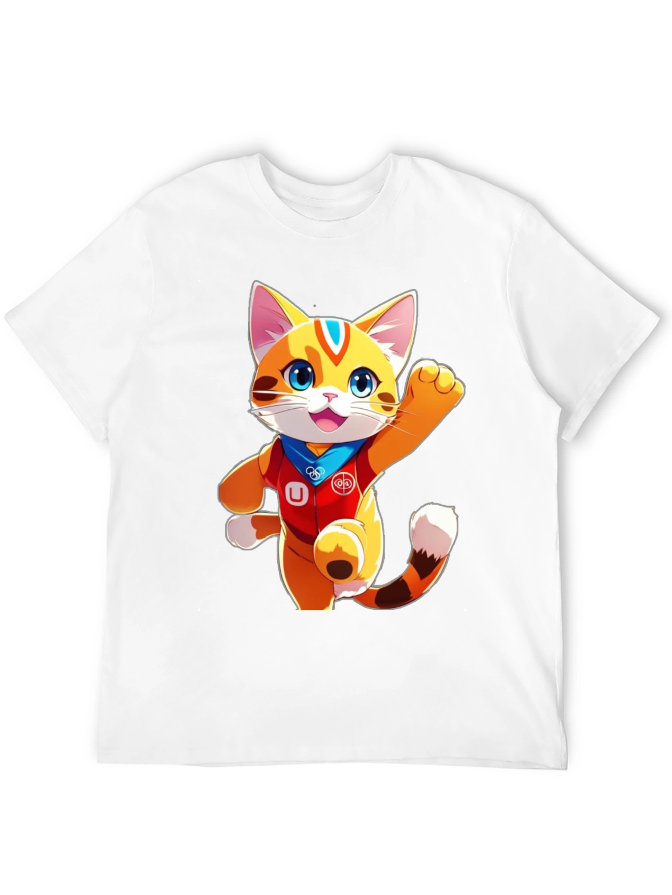 Cute Cartoon Cat T-Shirt