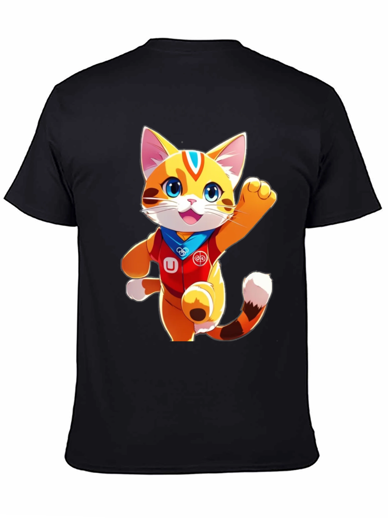 Cute Cartoon Cat T-Shirt