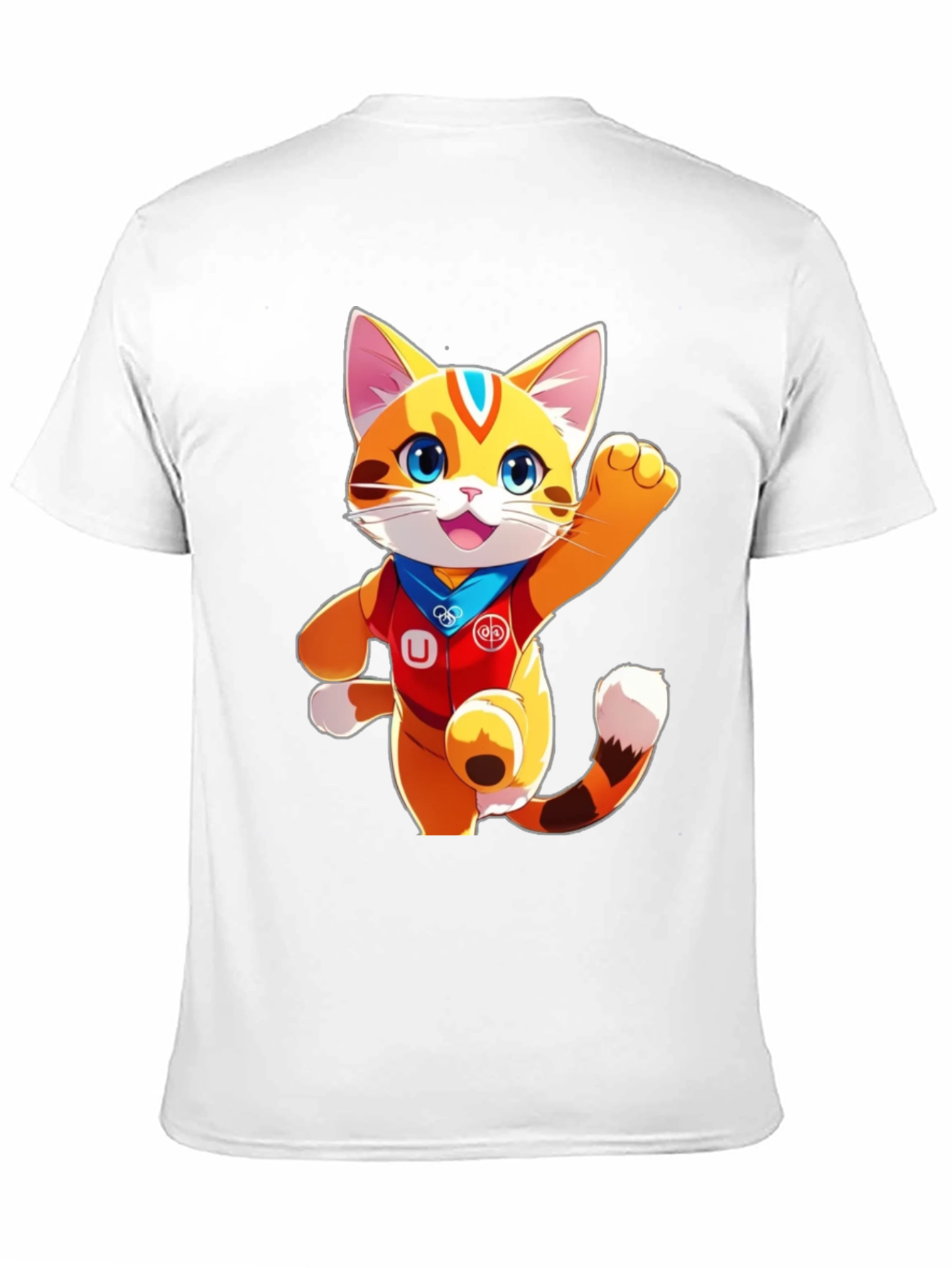 Cute Cartoon Cat T-Shirt