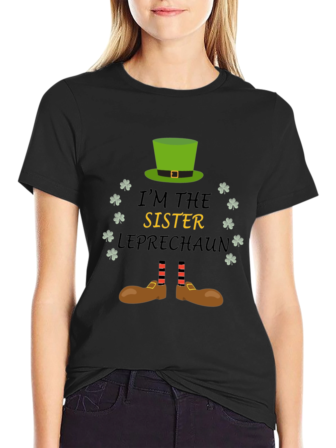 Im The Sister Leprechaun Graphic Tee
