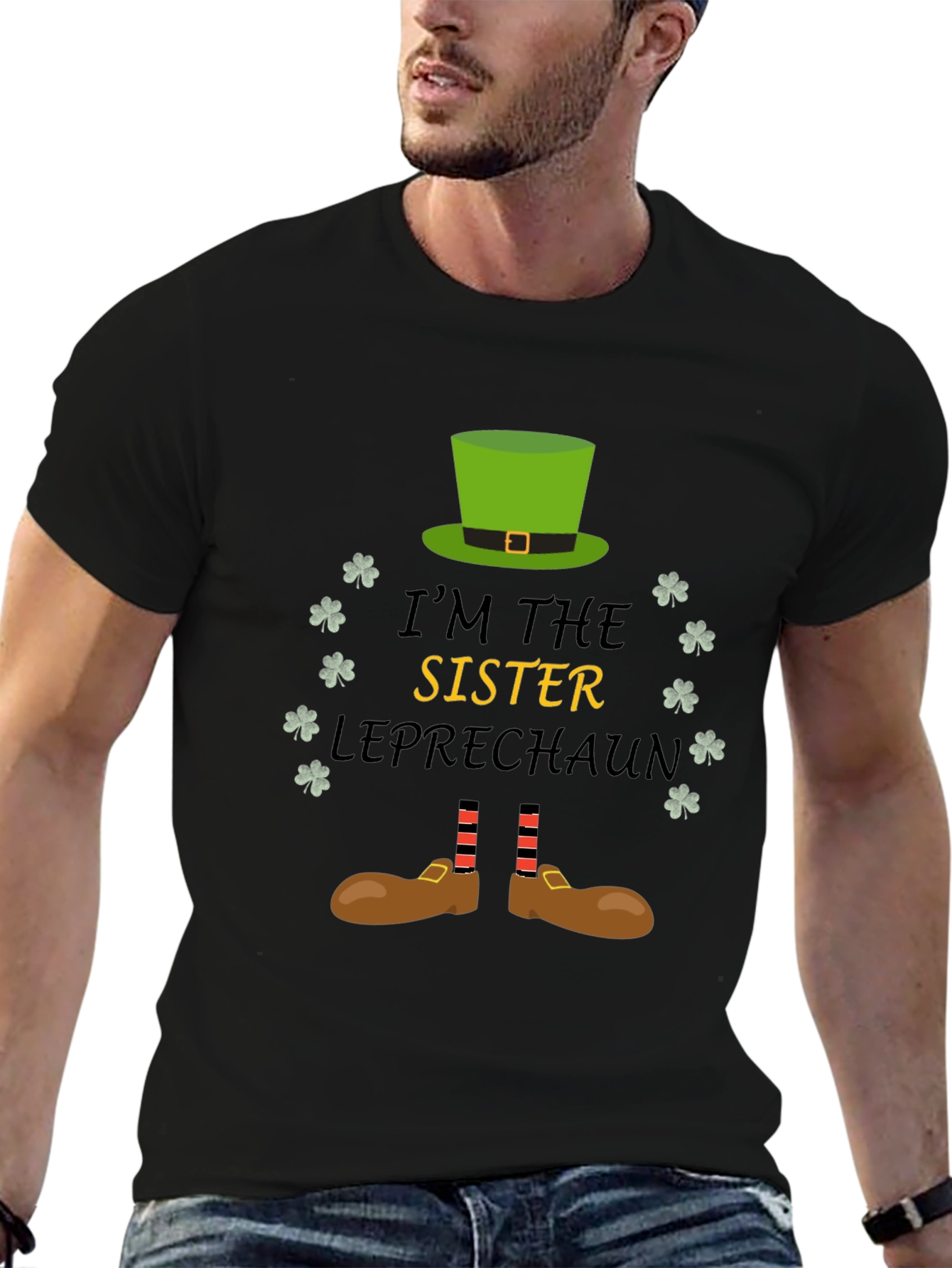 Im The Sister Leprechaun Graphic Tee