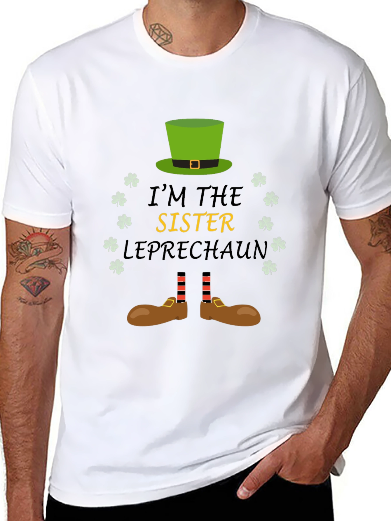 Im The Sister Leprechaun Graphic Tee