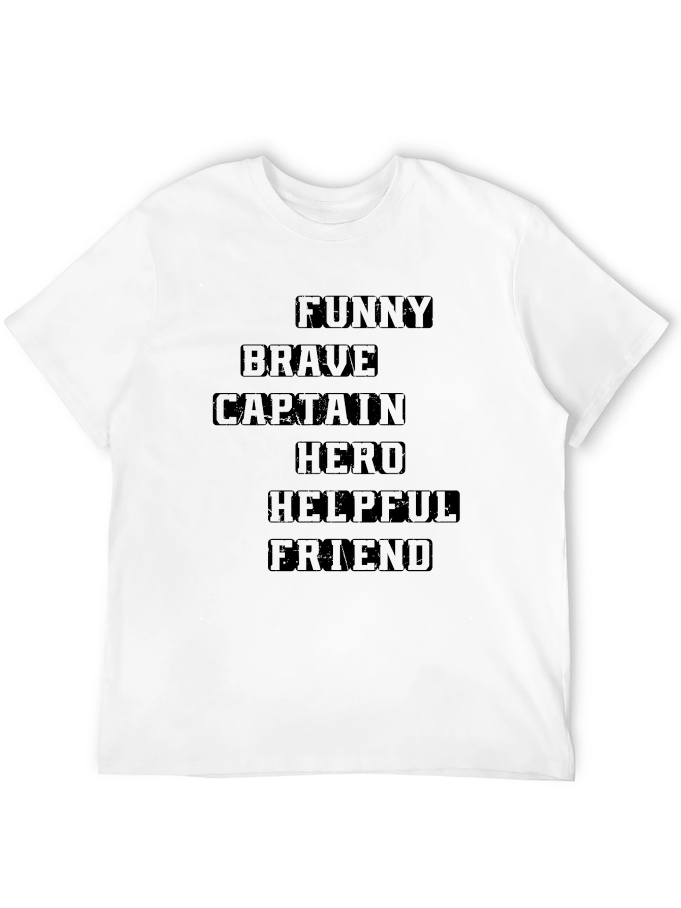 Funny Brave Hero Graphic T-Shirt