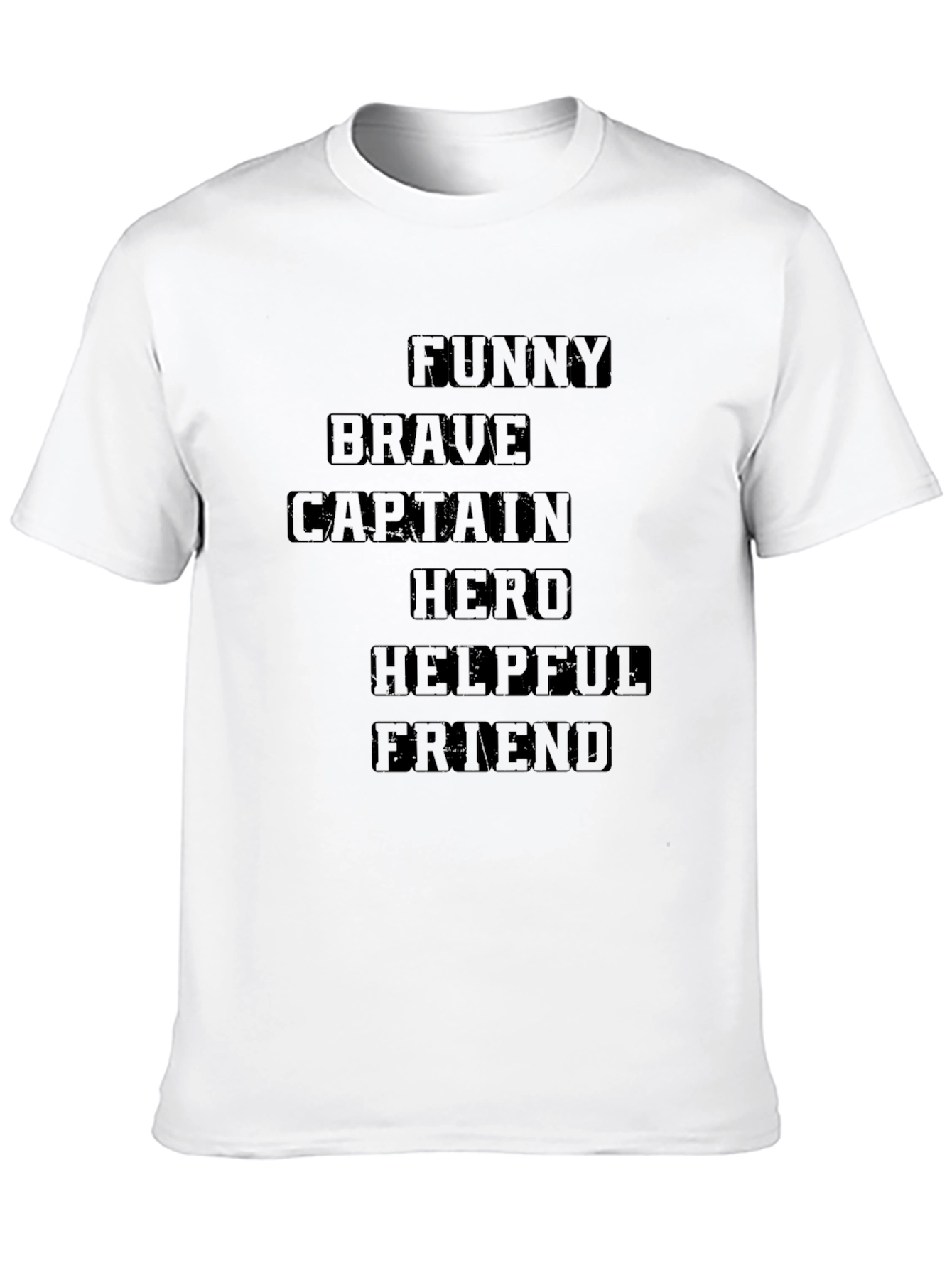 Funny Brave Hero Graphic T-Shirt