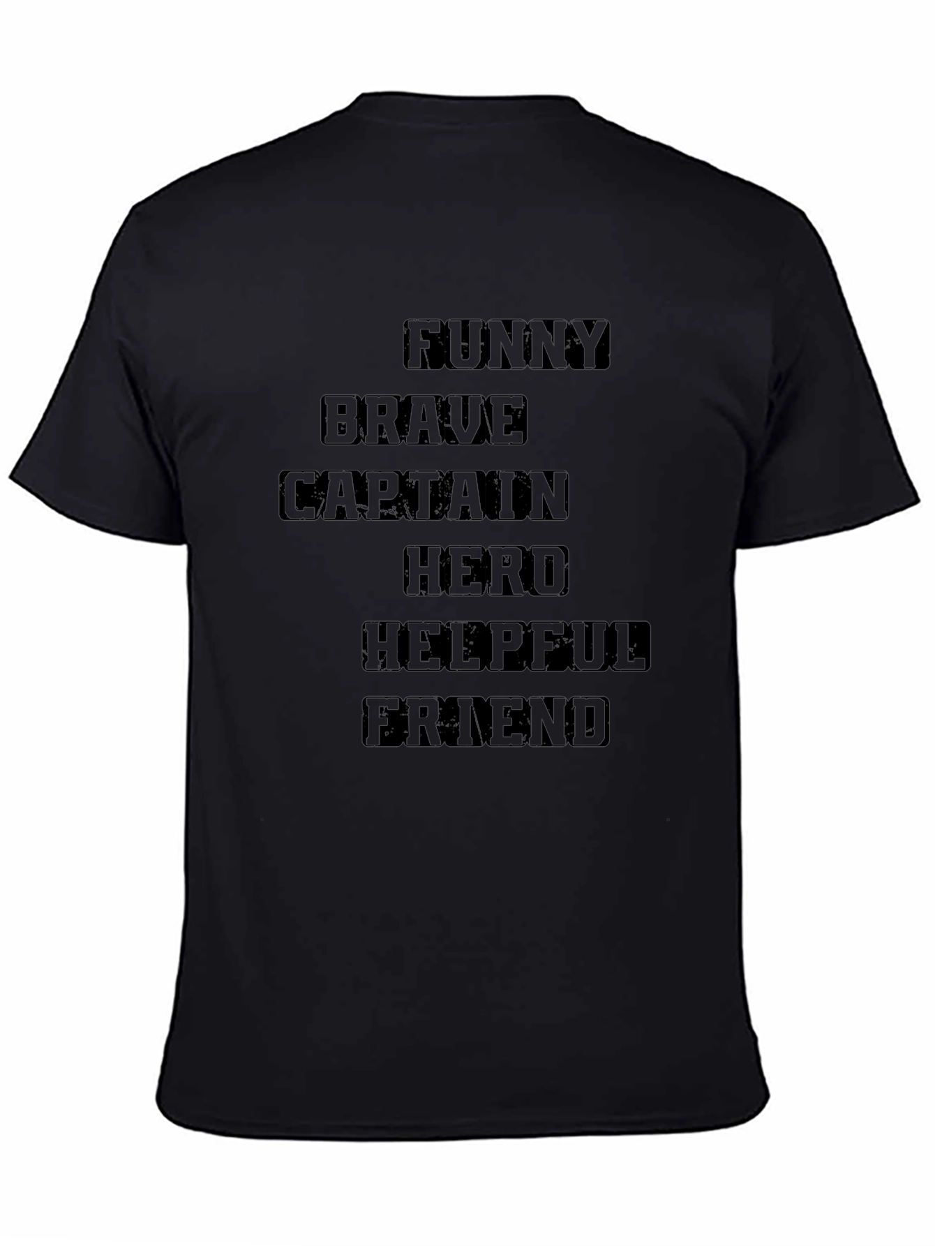 Funny Brave Hero Graphic T-Shirt