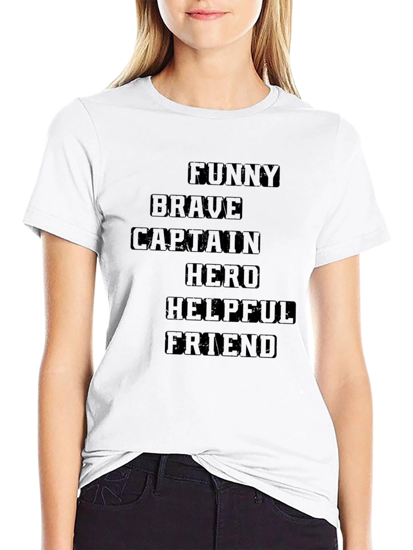 Funny Brave Hero Graphic T-Shirt
