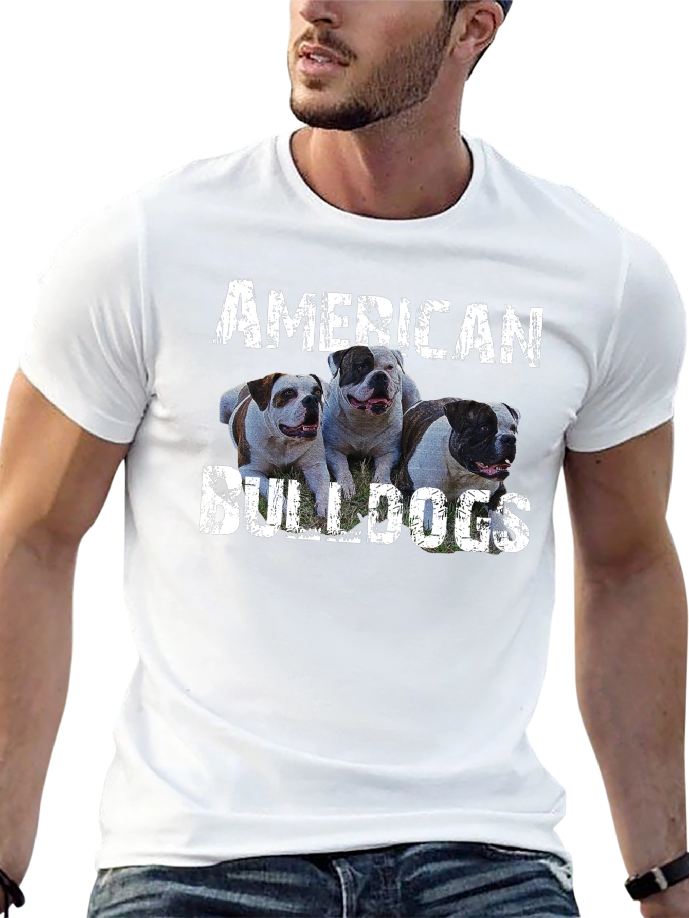American Bulldog Graphic T-Shirt