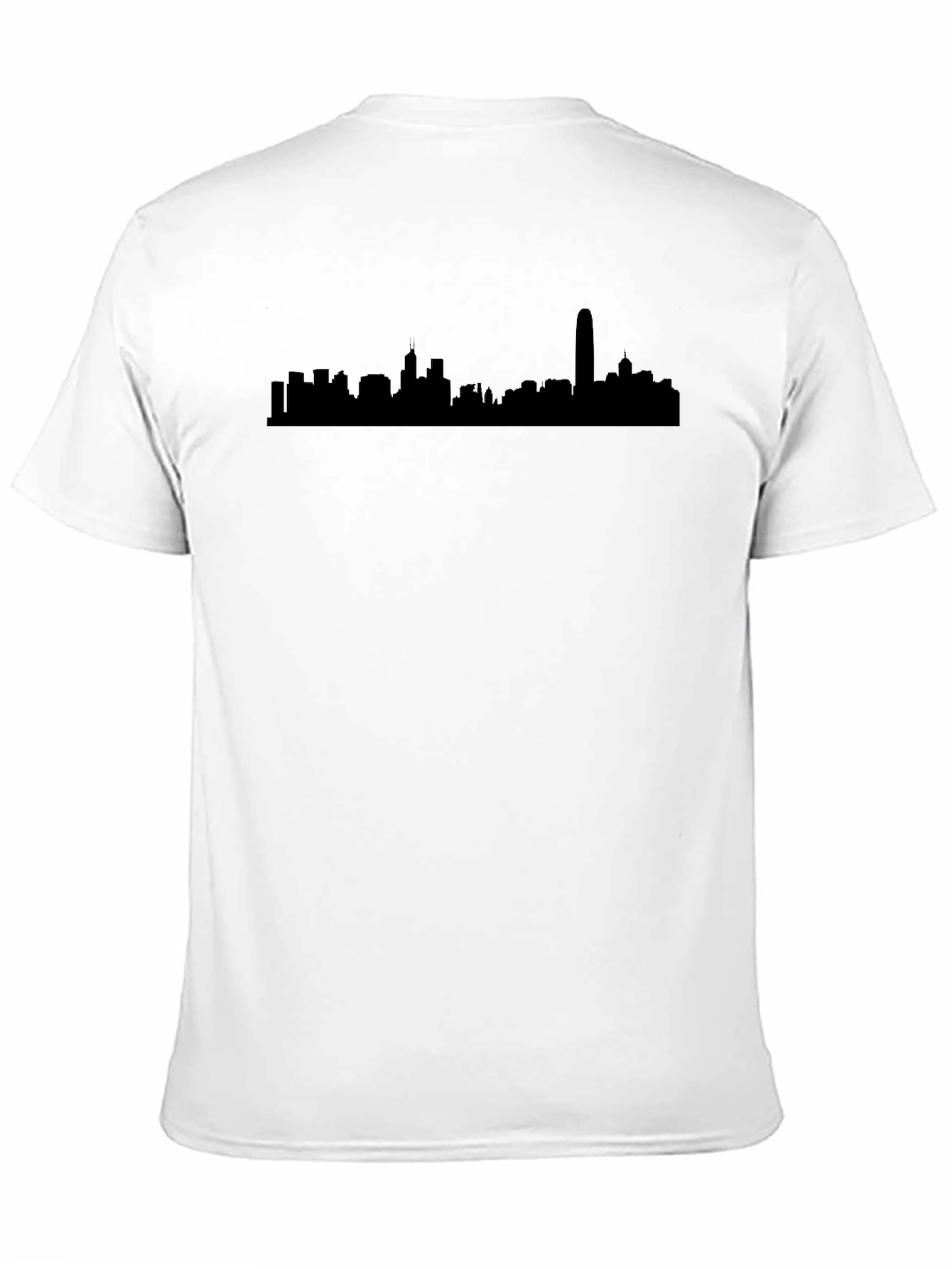 Cityscape Graphic Tee - Modern Silhouette Design
