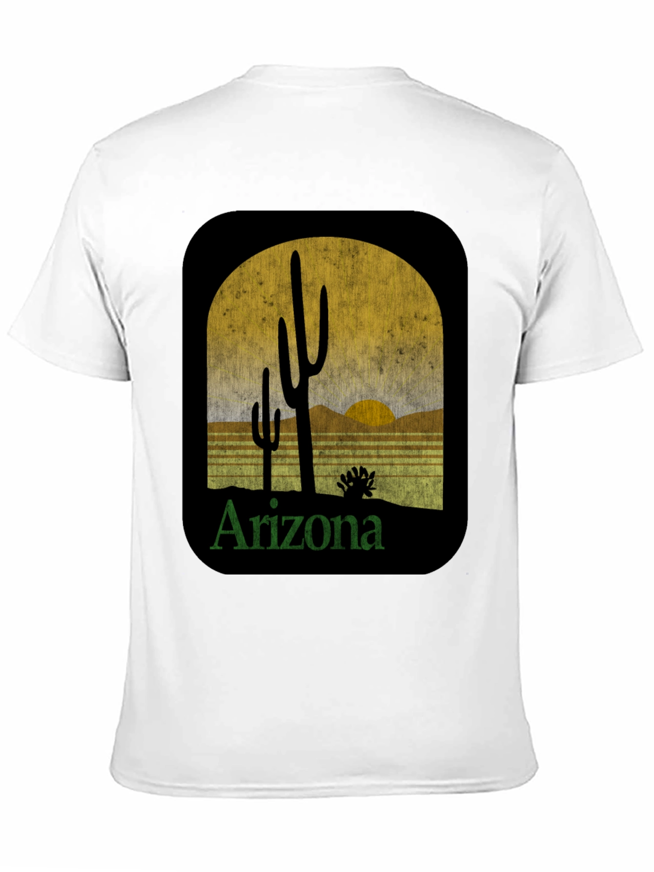 Arizona Cactus Graphic Tee - Desert Scene T-Shirt