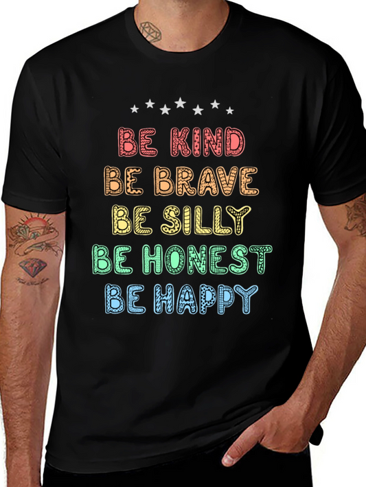 Be Kind Graphic Tee - Inspirational Cotton T-Shirt