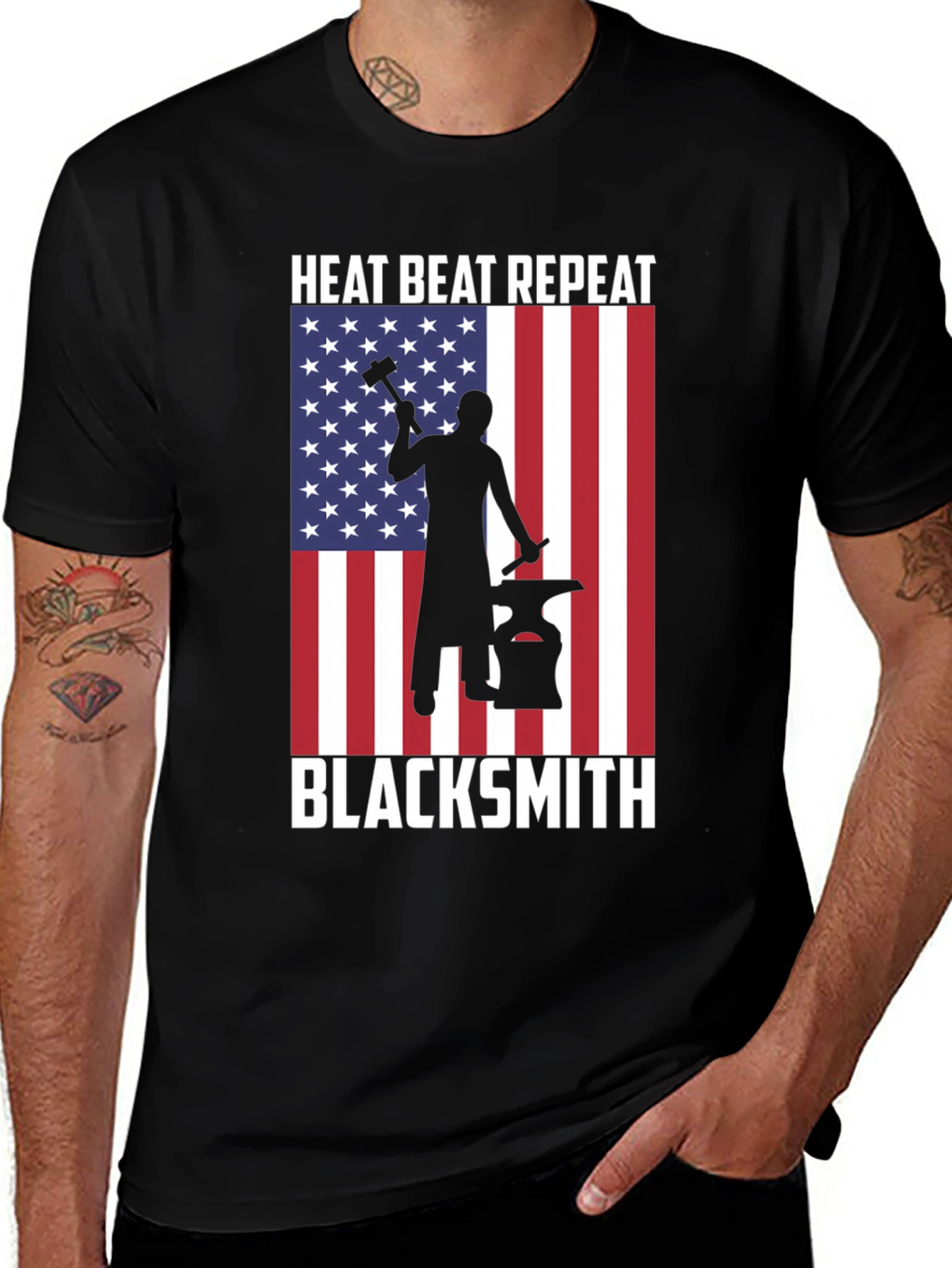 Heat Beat Repeat Blacksmith T-Shirt