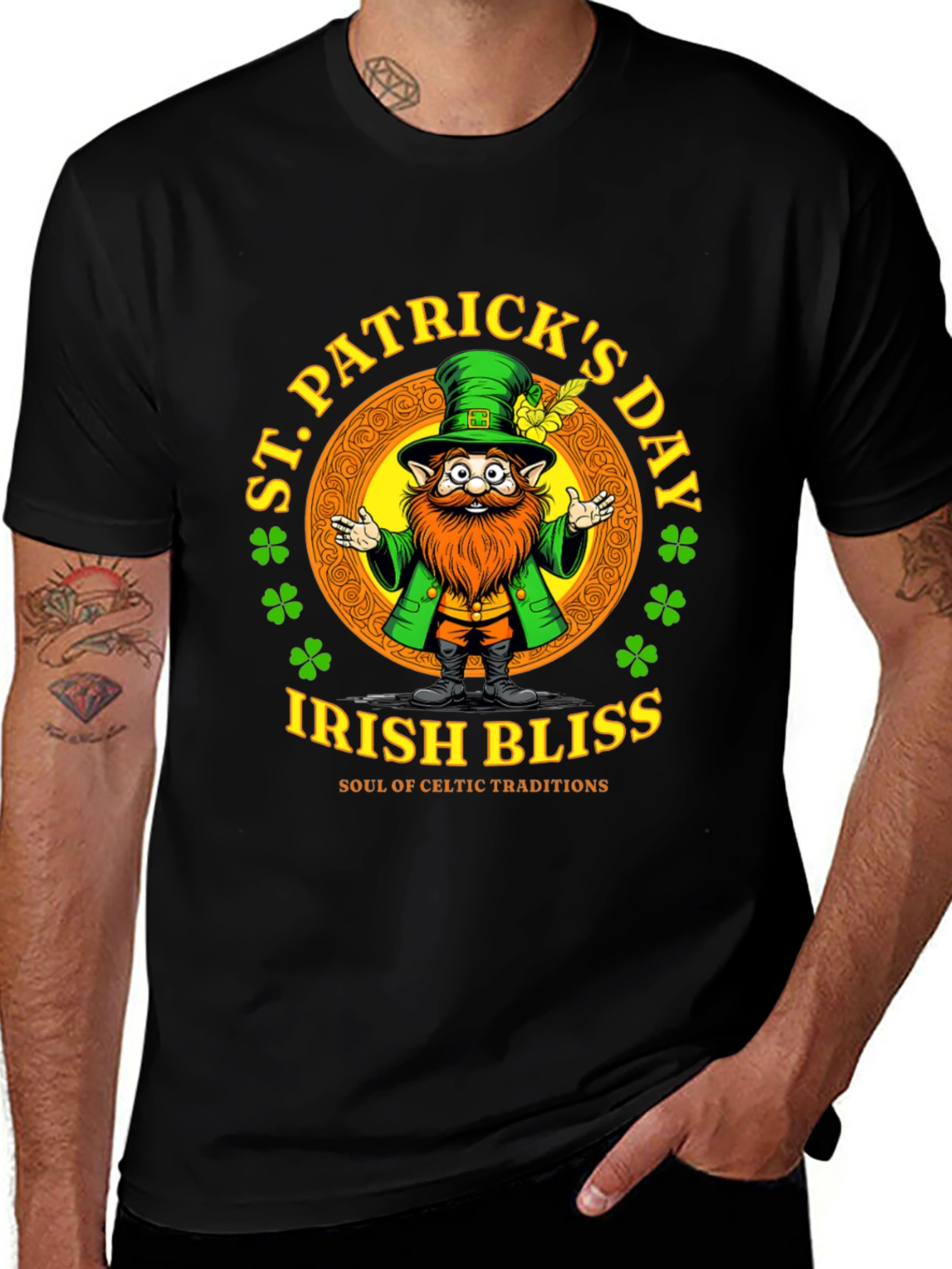 St. Patricks Day Irish Bliss Graphic Tee